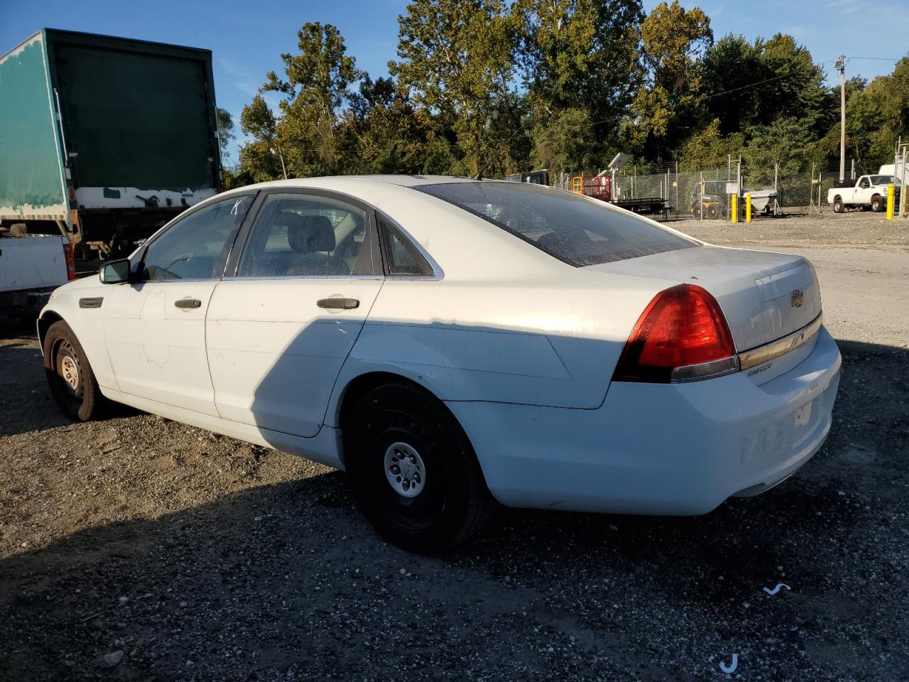 2012 Chevrolet Caprice Police White vin: 6G1MK5R30CL666229