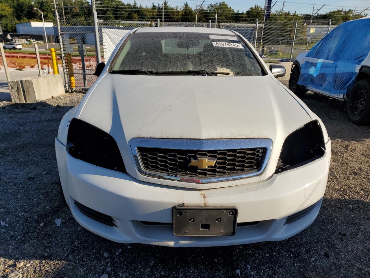 2012 Chevrolet Caprice Police White vin: 6G1MK5R30CL666229
