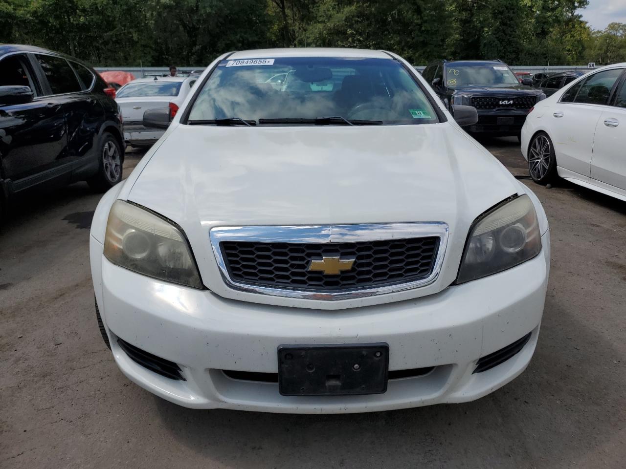 2012 Chevrolet Caprice Police White vin: 6G1MK5R31CL666384