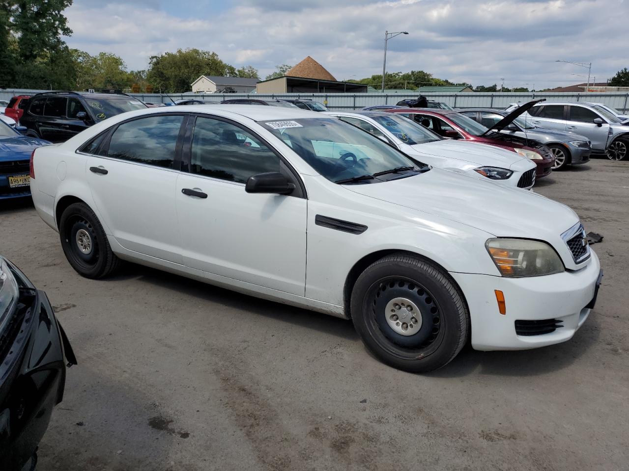 2012 Chevrolet Caprice Police White vin: 6G1MK5R31CL666384