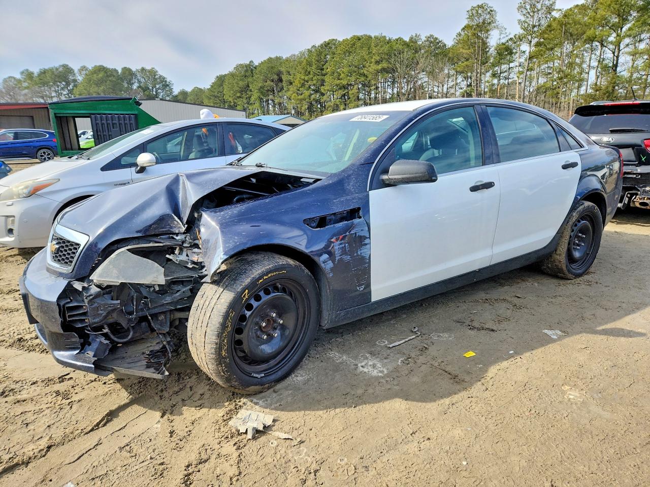 2013 Chevrolet Caprice Police Two Tone vin: 6G1MK5R33DL814701