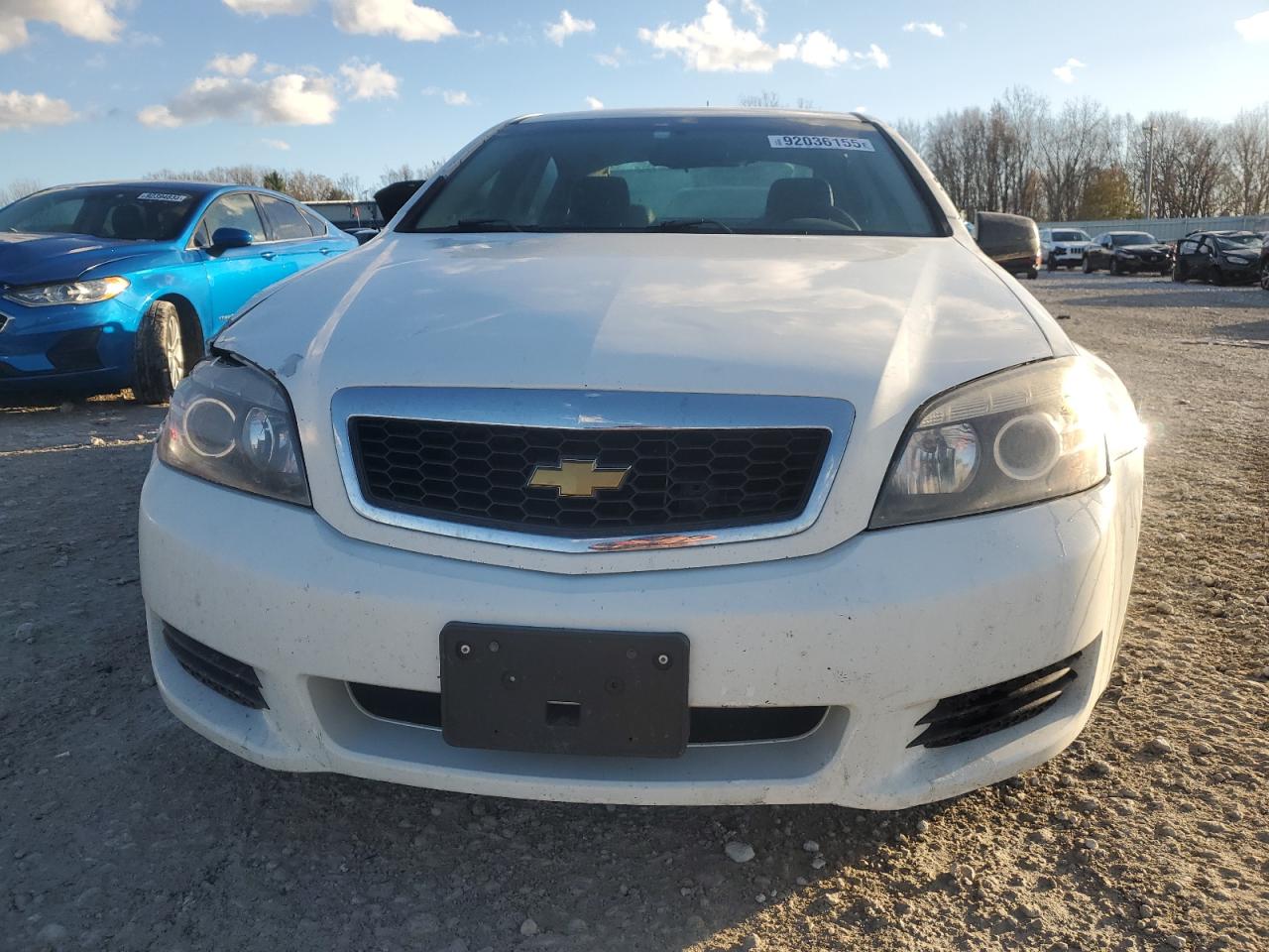 2012 Chevrolet Caprice Police White vin: 6G1MK5R36CL661939