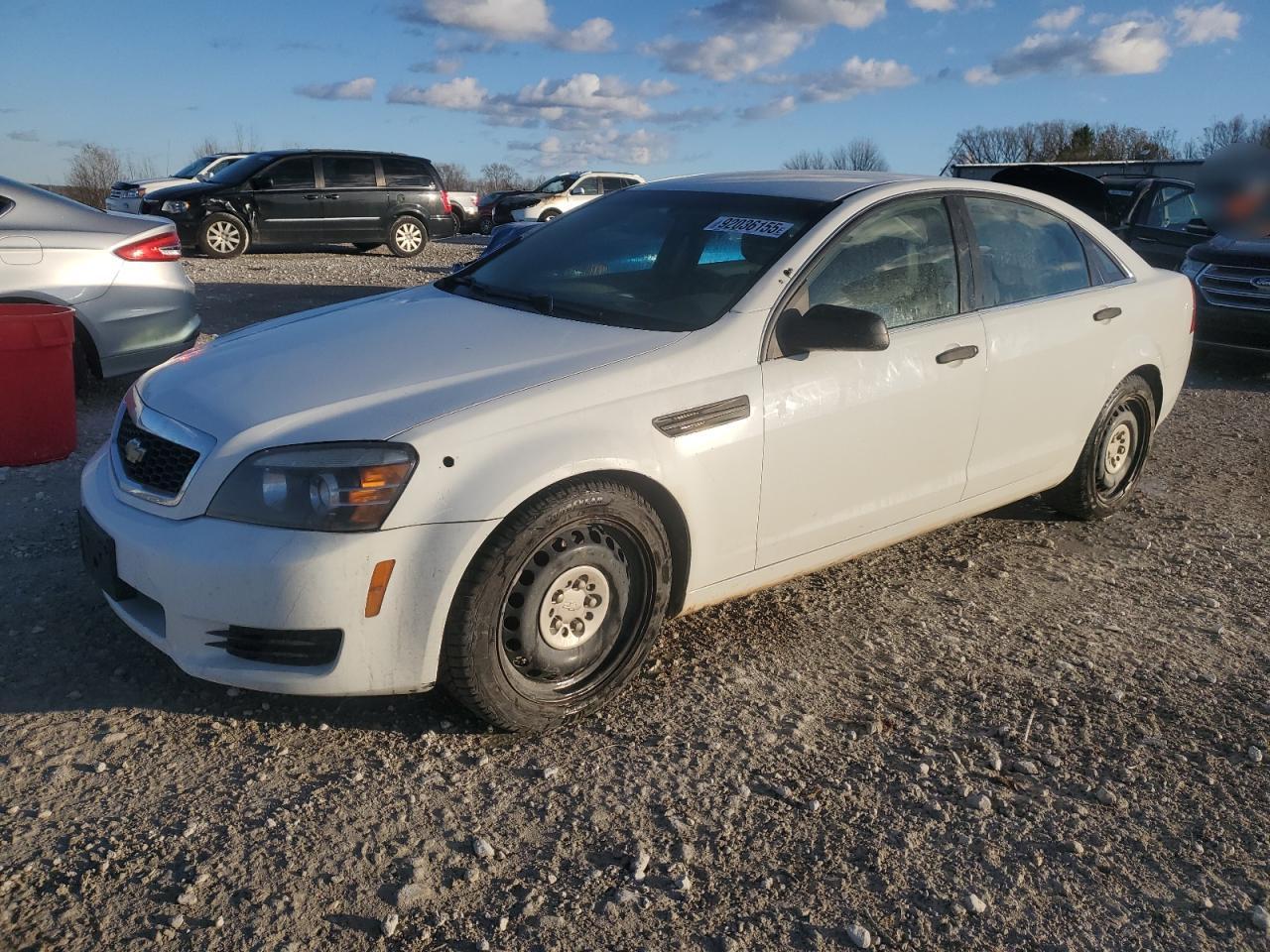 2012 Chevrolet Caprice Police White vin: 6G1MK5R36CL661939
