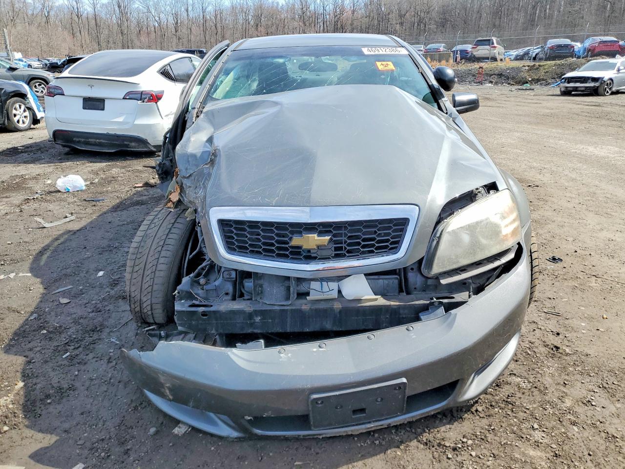 2013 Chevrolet Caprice Police Gray vin: 6G1MK5U21DL817062
