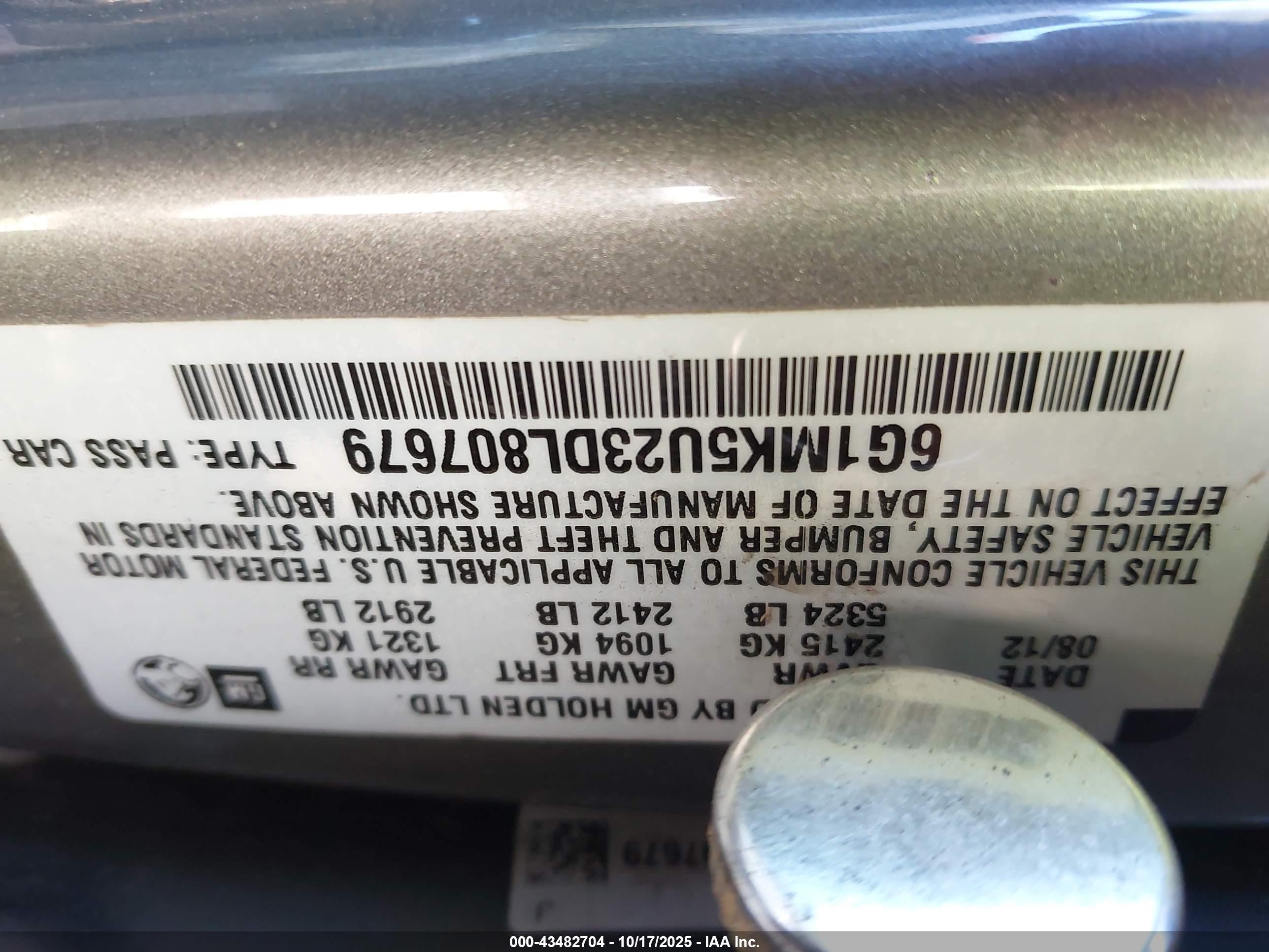 2013 Chevrolet Caprice Police Gray vin: 6G1MK5U23DL807679