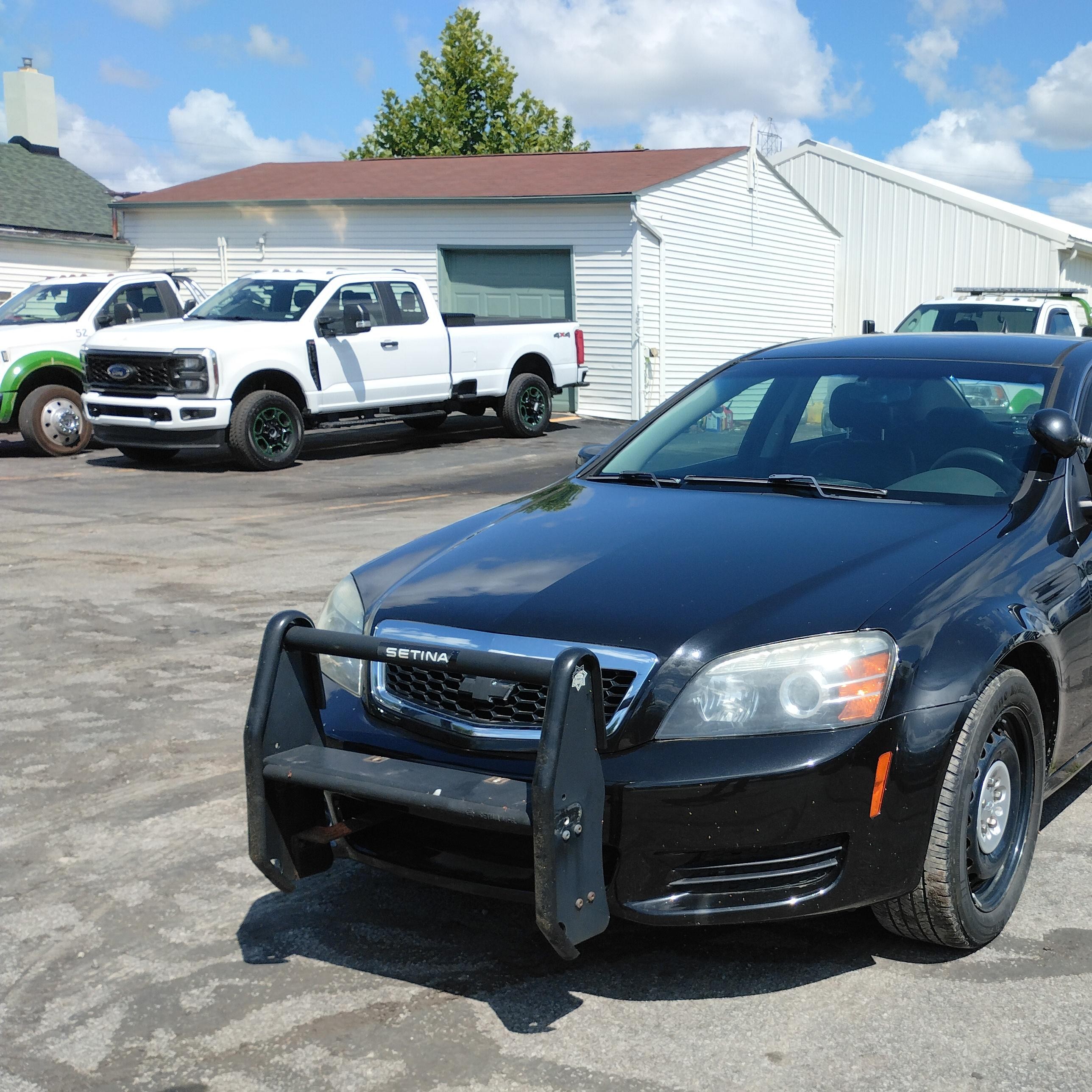 2012 Chevrolet Caprice Police Black vin: 6G1MK5U24CL649724