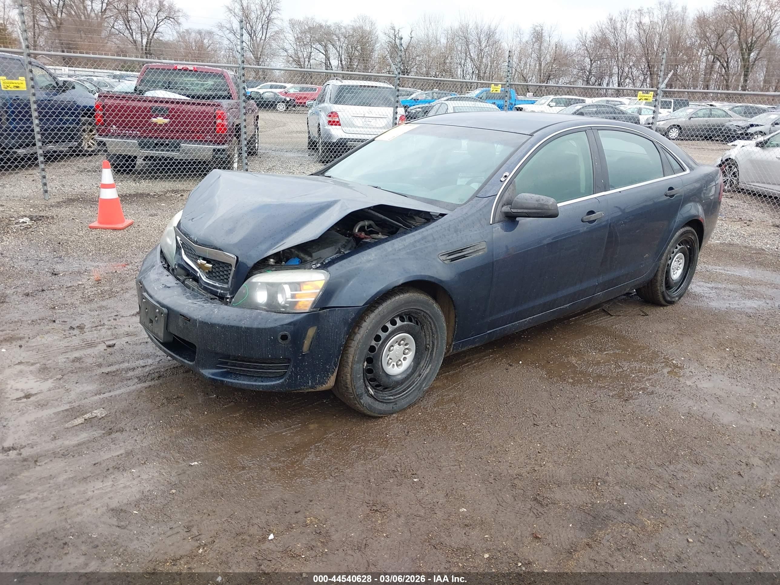 2013 Chevrolet Caprice Police Dark Blue vin: 6G1MK5U24DL819257
