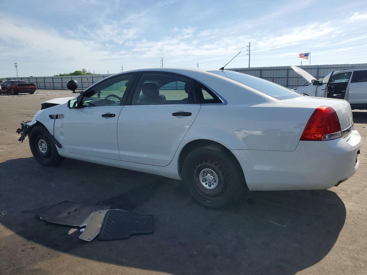 2012 Chevrolet Caprice Police White vin: 6G1MK5U25CL601195