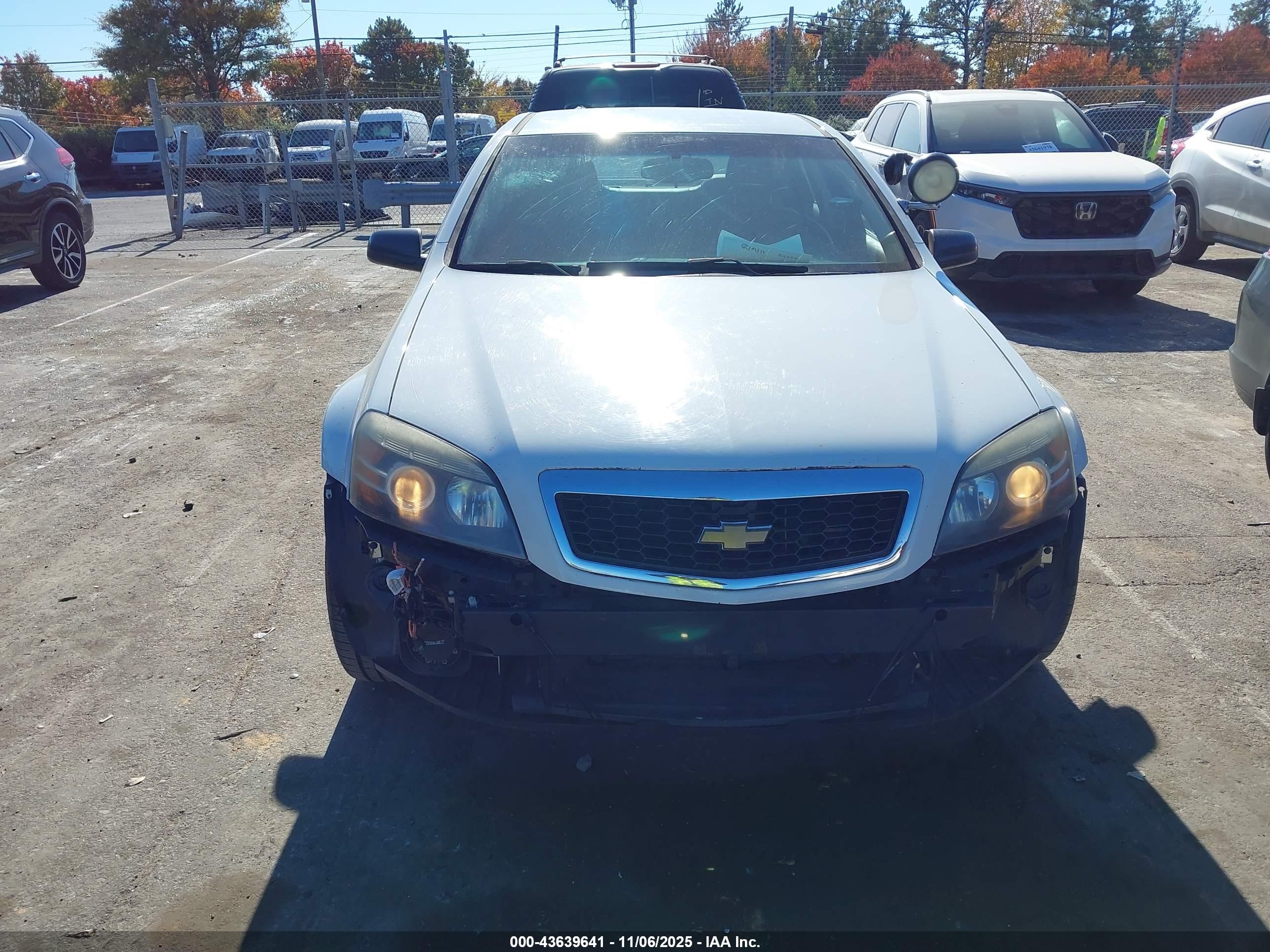 2012 Chevrolet Caprice Police White vin: 6G1MK5U25CL654866