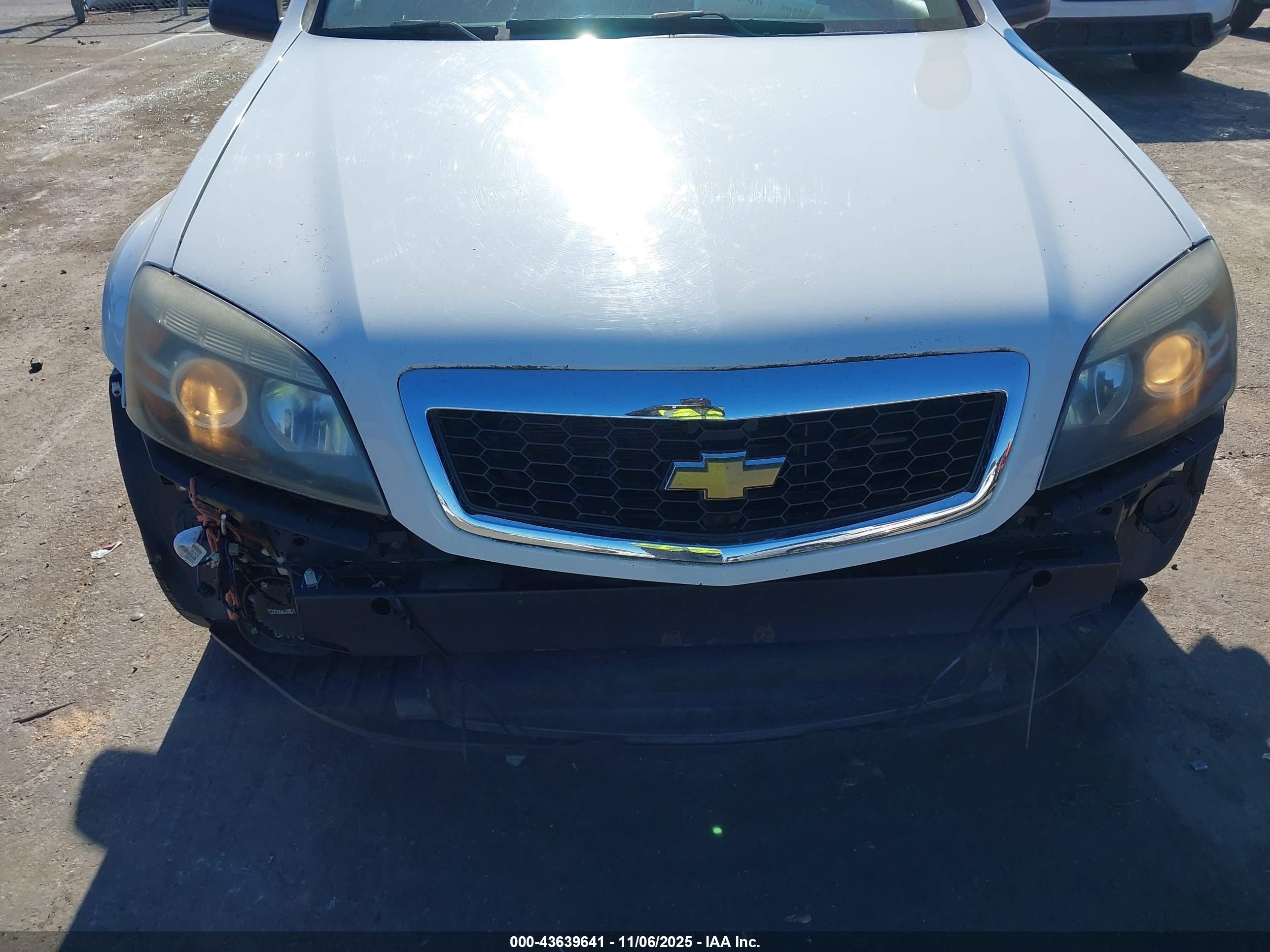 2012 Chevrolet Caprice Police White vin: 6G1MK5U25CL654866