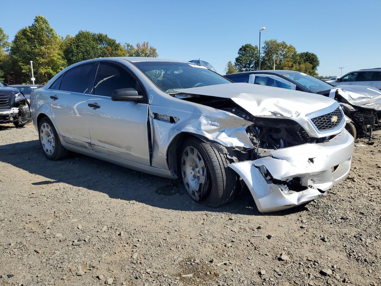 2013 Chevrolet Caprice Police Серый vin: 6G1MK5U27DL825490