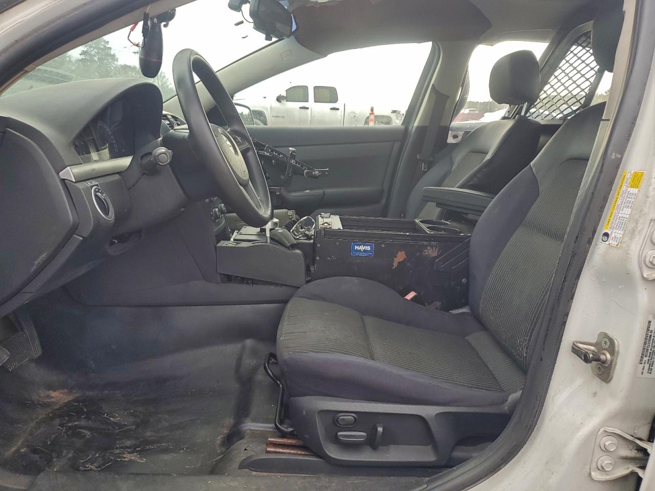 2012 Chevrolet Caprice Police White vin: 6G1MK5U37CL660239