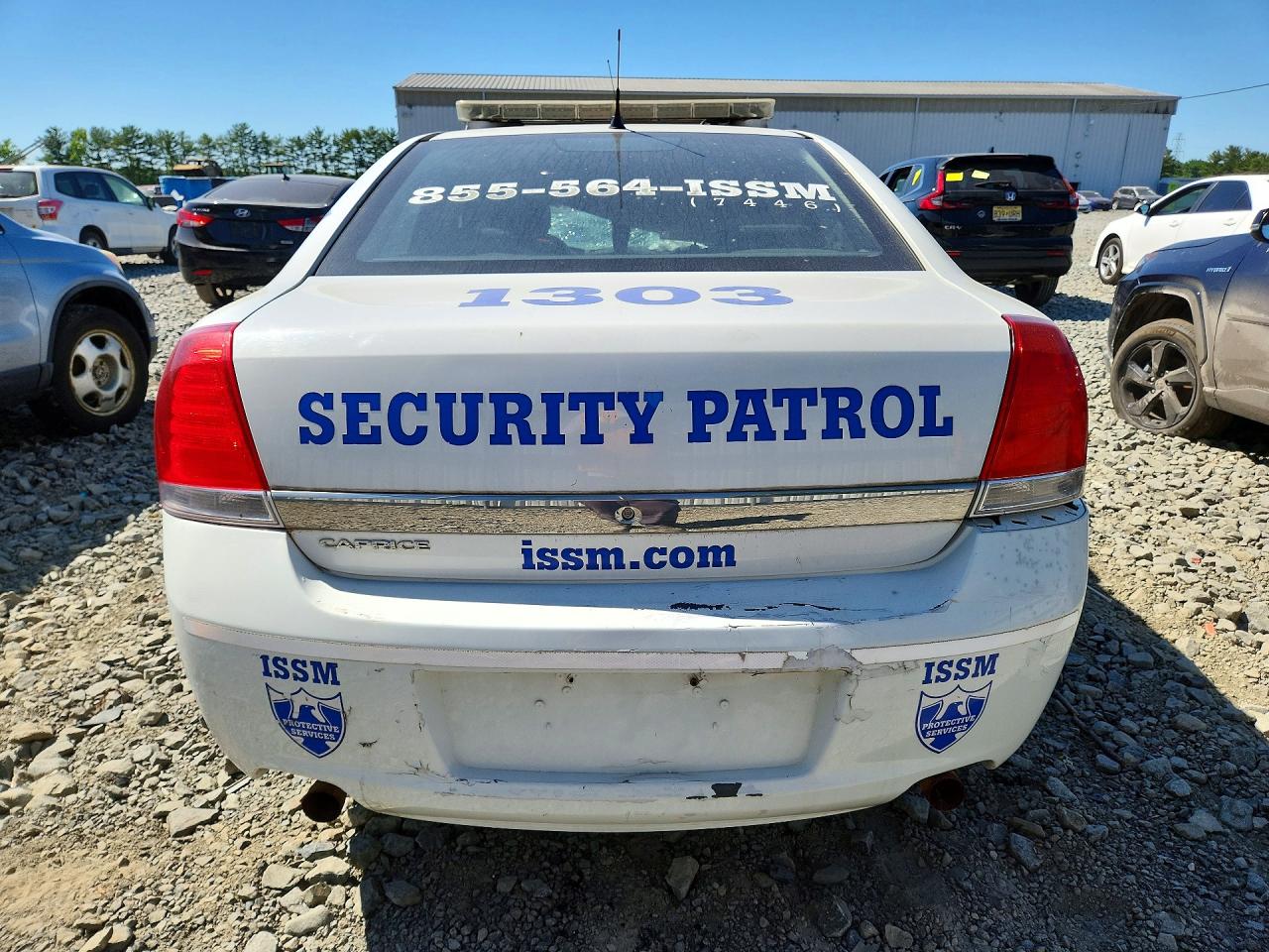 2013 Chevrolet Caprice Police White vin: 6G1MK5U39DL806559