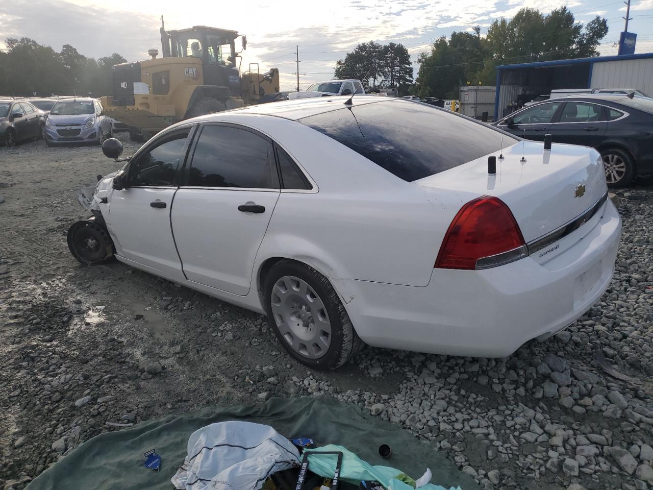 2012 Chevrolet Caprice Police White vin: 6G1MK5U3XCL623606