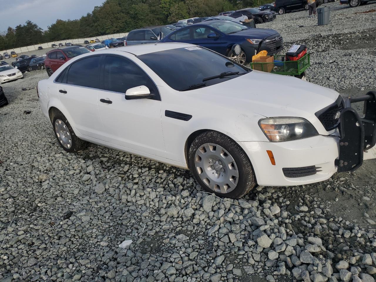 2012 Chevrolet Caprice Police White vin: 6G1MK5U3XCL623606
