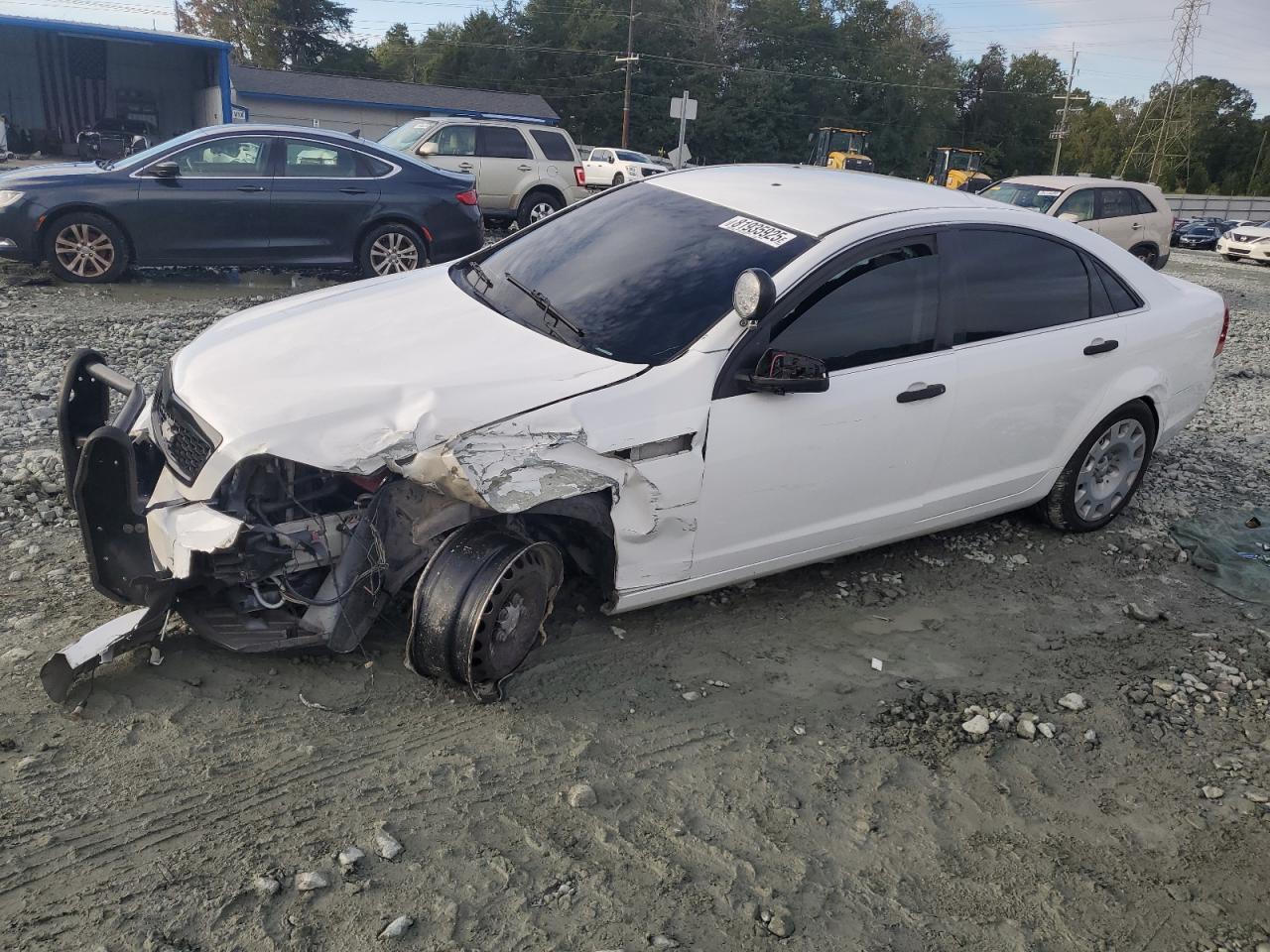 2012 Chevrolet Caprice Police White vin: 6G1MK5U3XCL623606