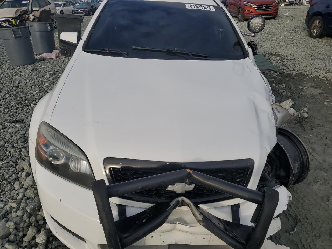 2012 Chevrolet Caprice Police White vin: 6G1MK5U3XCL623606