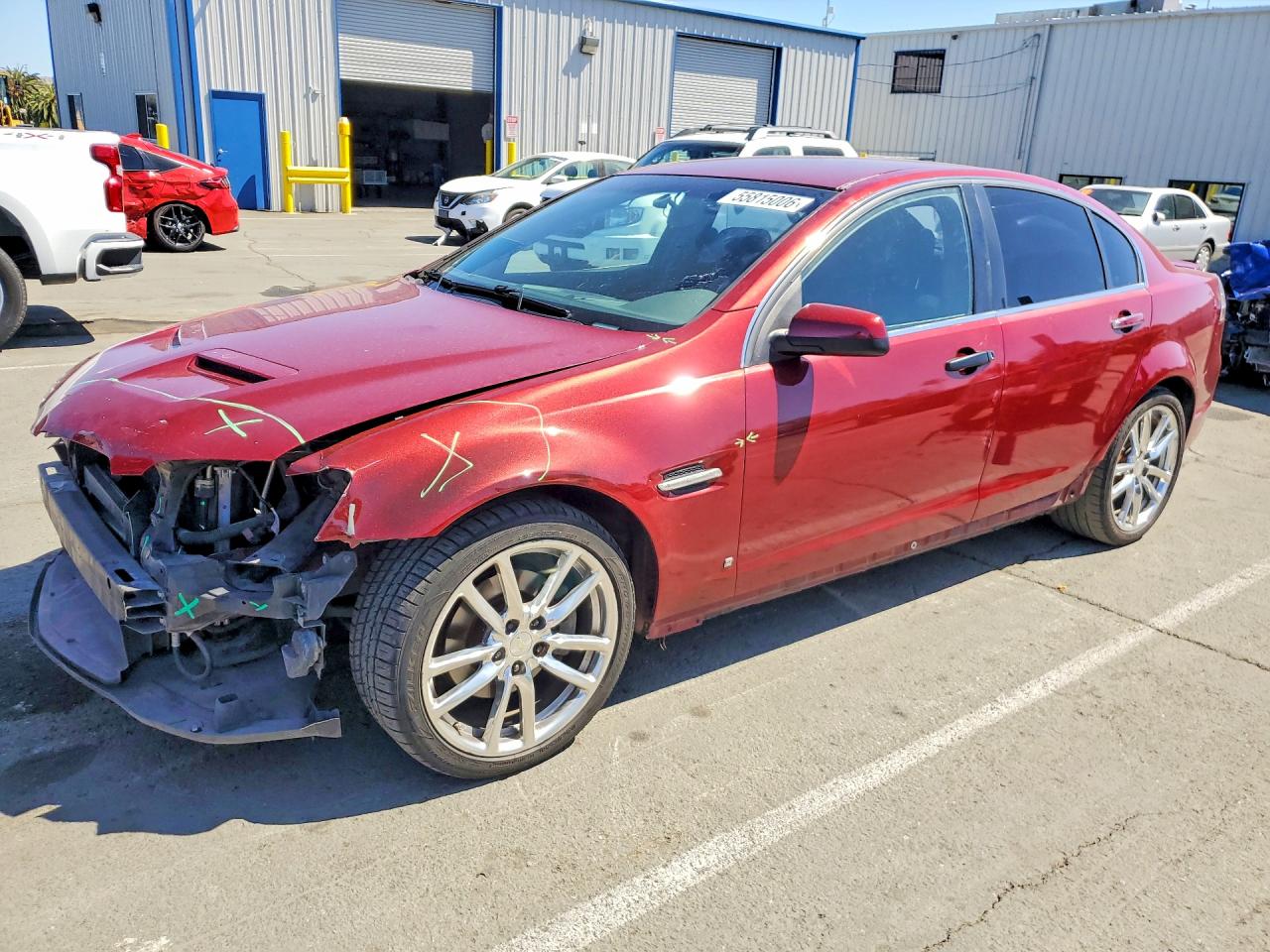 2009 Pontiac G8 Gt Burgundy vin: 6G2EC57Y19L192389