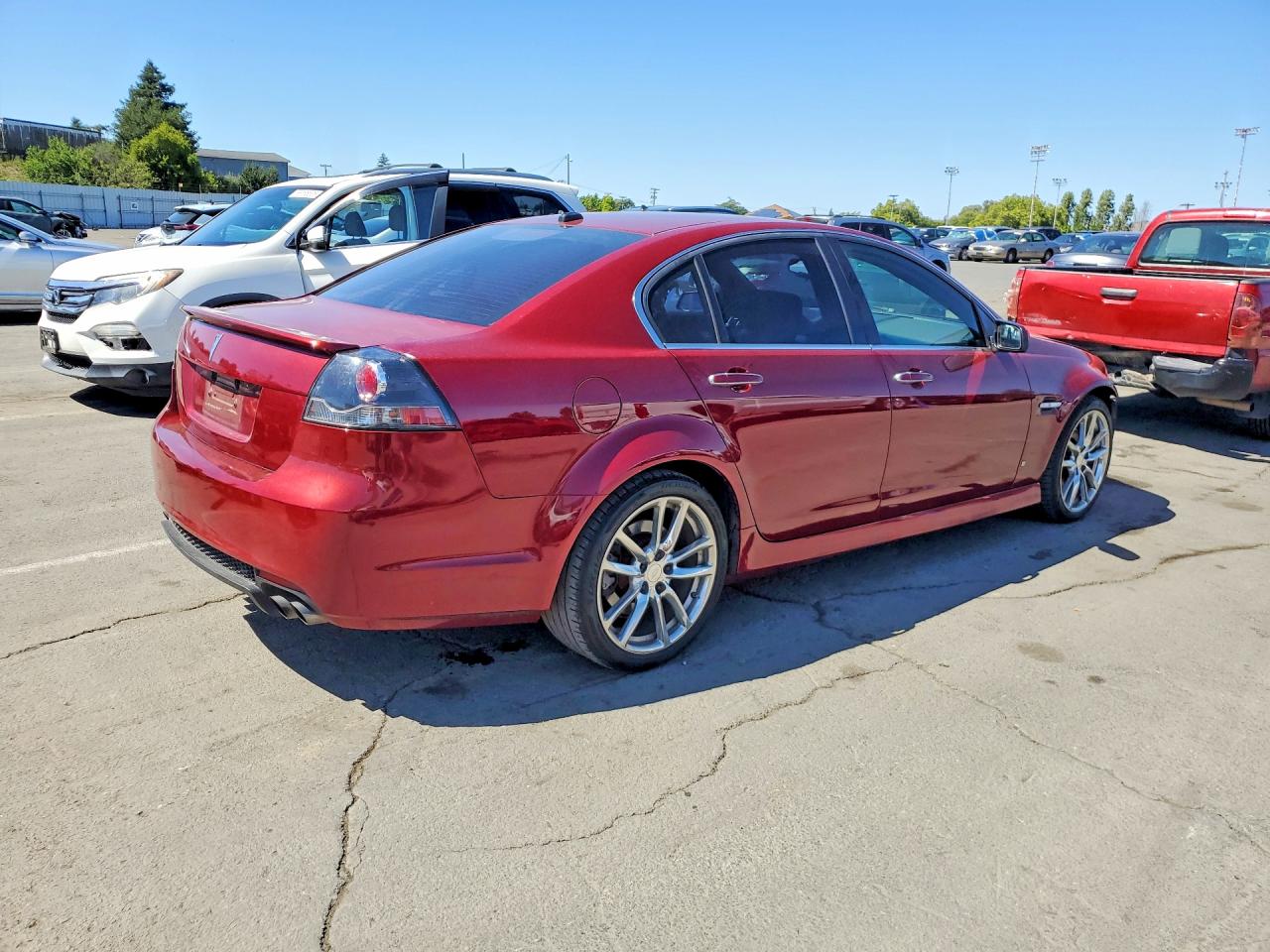 2009 Pontiac G8 Gt Burgundy vin: 6G2EC57Y19L192389