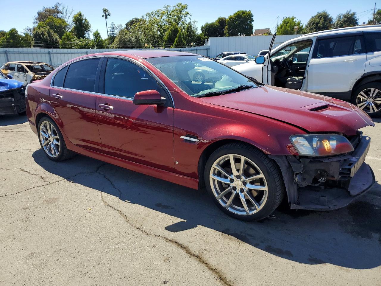 2009 Pontiac G8 Gt Burgundy vin: 6G2EC57Y19L192389