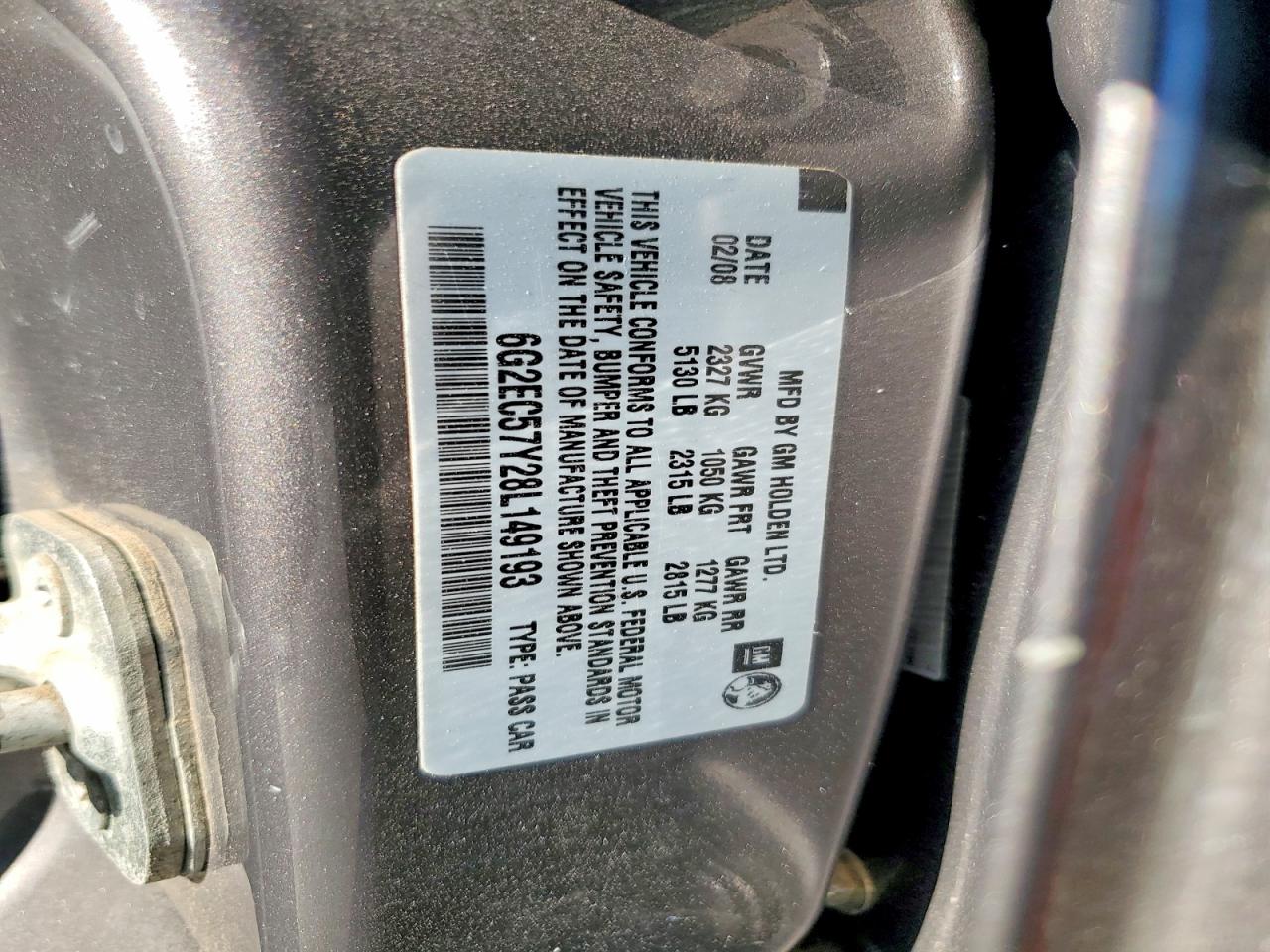 2008 Pontiac G8 Gt Red vin: 6G2EC57Y28L149193