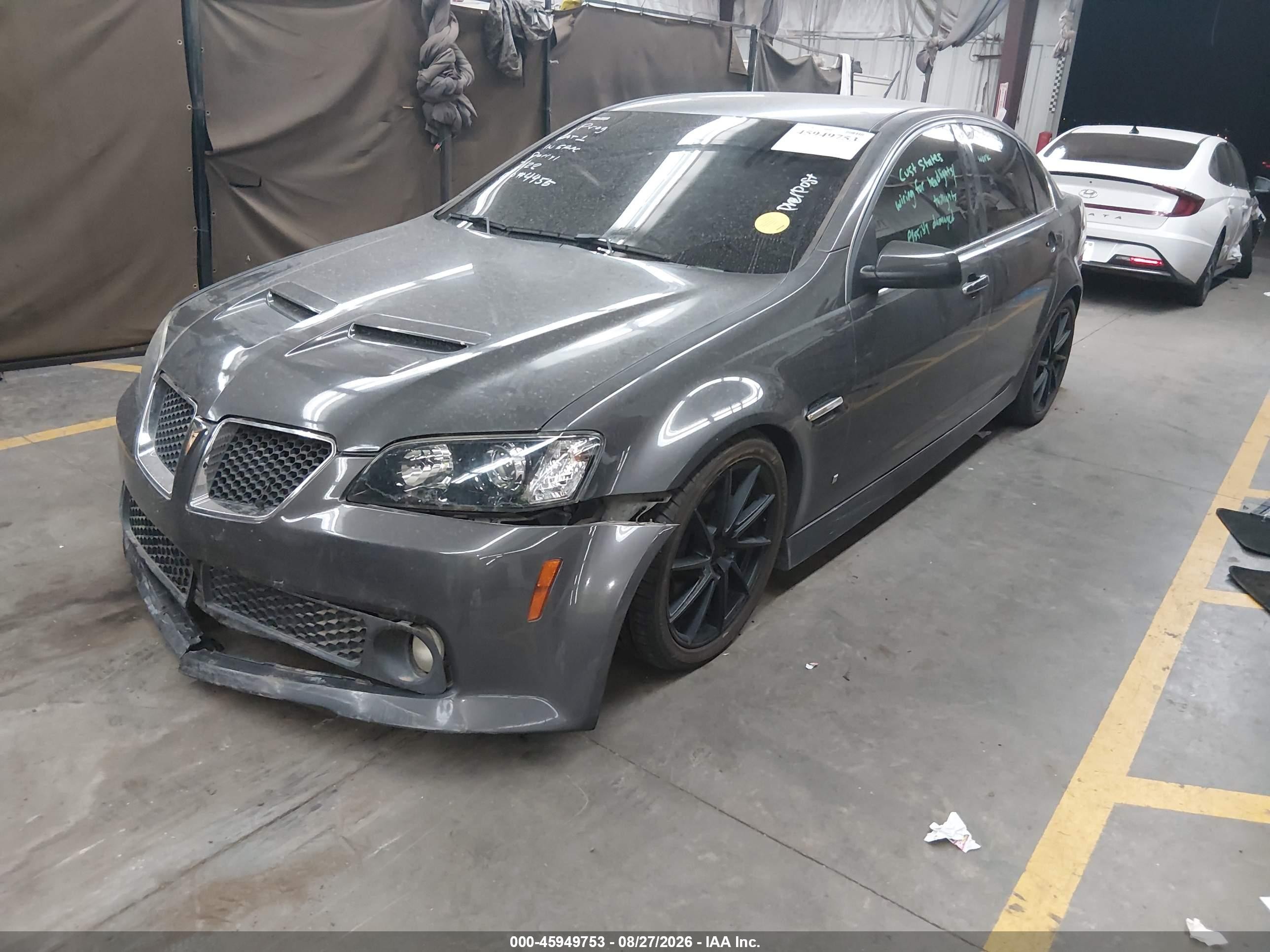 2009 Pontiac G8 Gt Gray vin: 6G2EC57Y59L212160