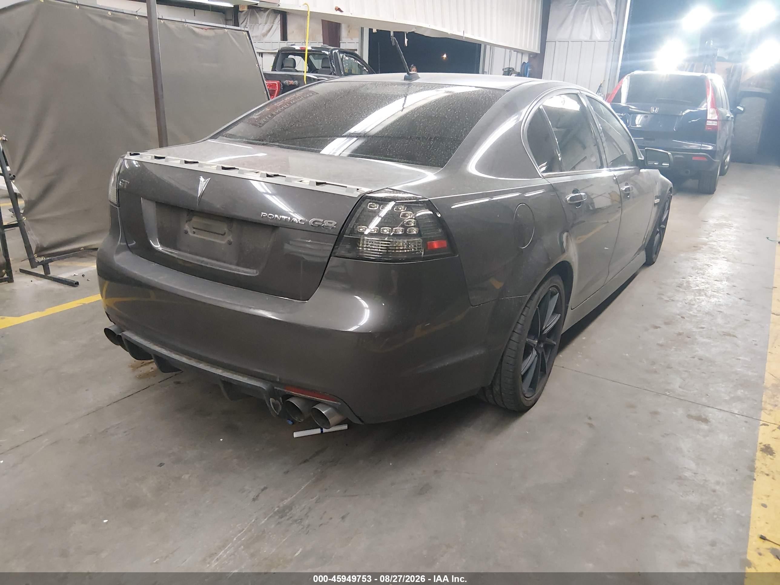 2009 Pontiac G8 Gt Gray vin: 6G2EC57Y59L212160