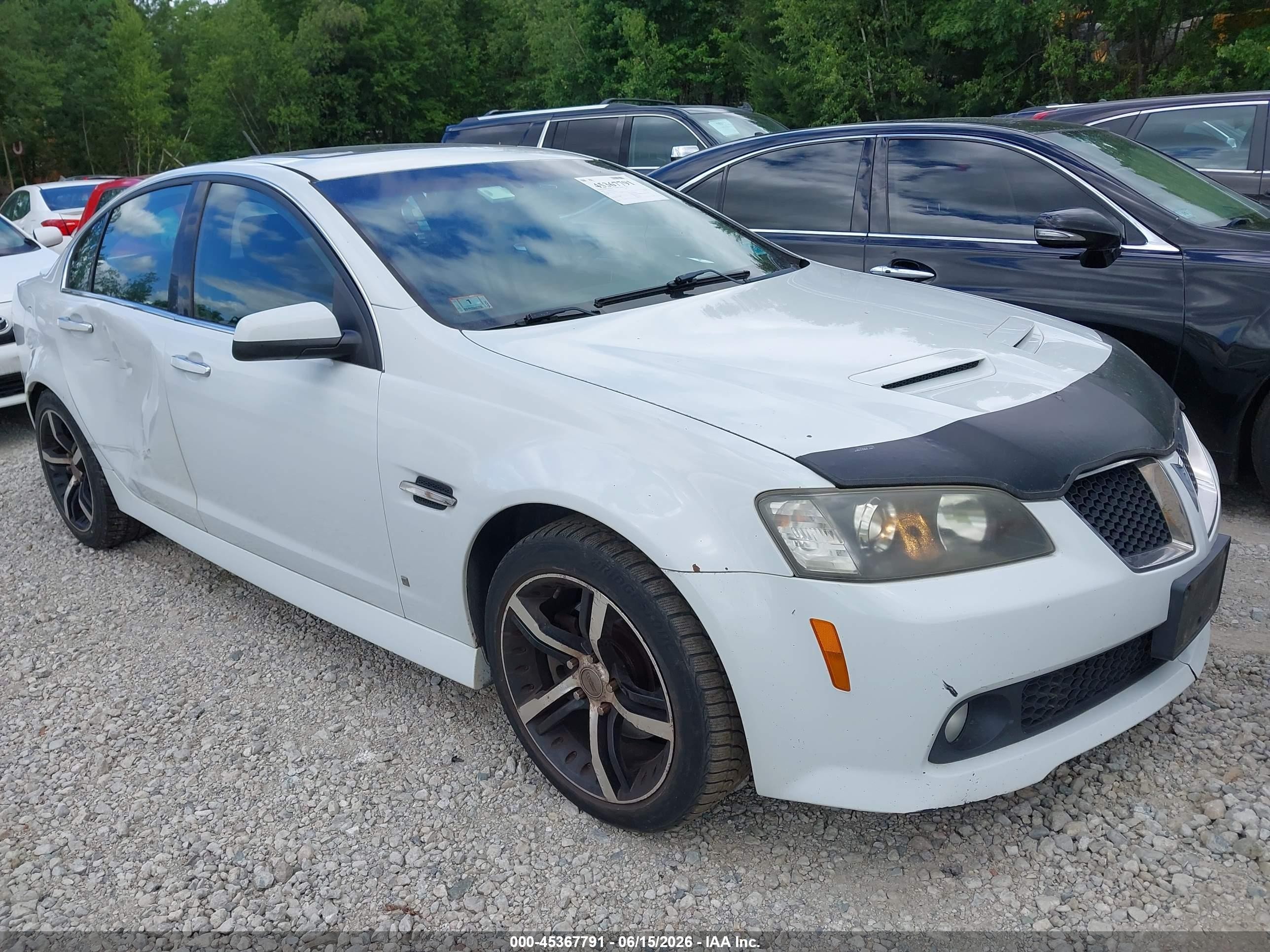 2009 Pontiac G8 Gt Белый vin: 6G2EC57Y59L233347