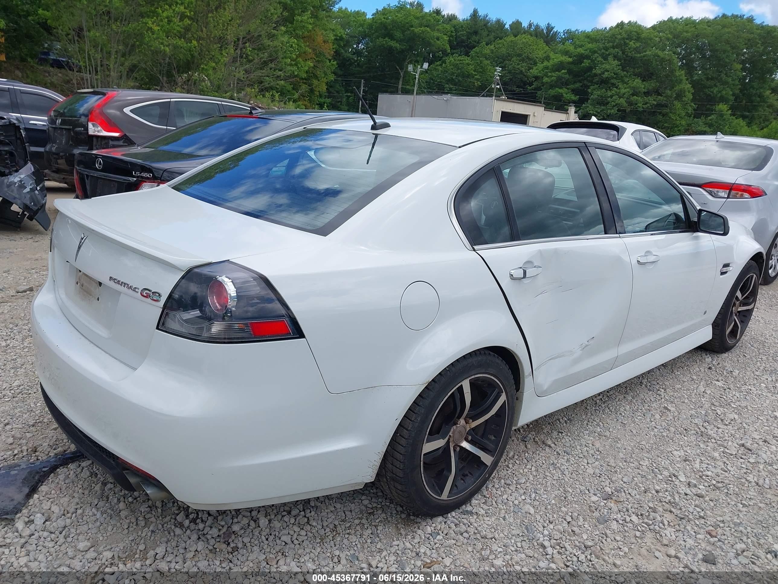 2009 Pontiac G8 Gt White vin: 6G2EC57Y59L233347