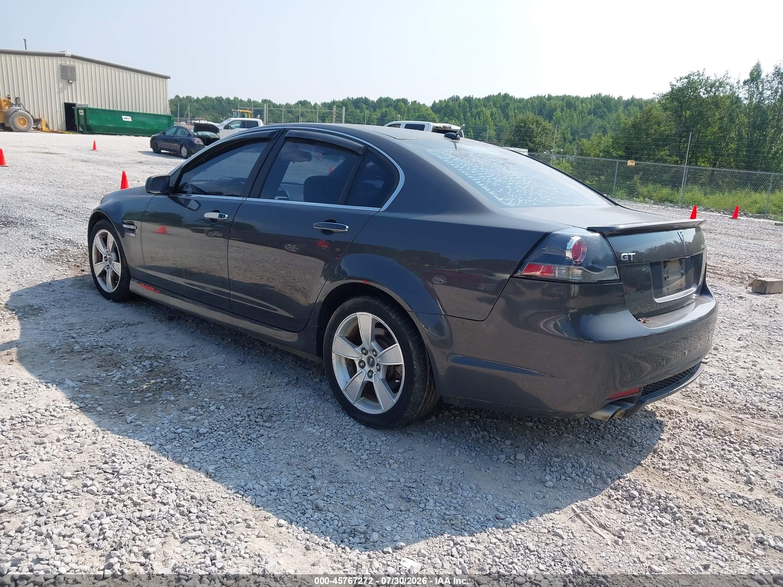2008 Pontiac G8 Gt Gray vin: 6G2EC57Y68L121056