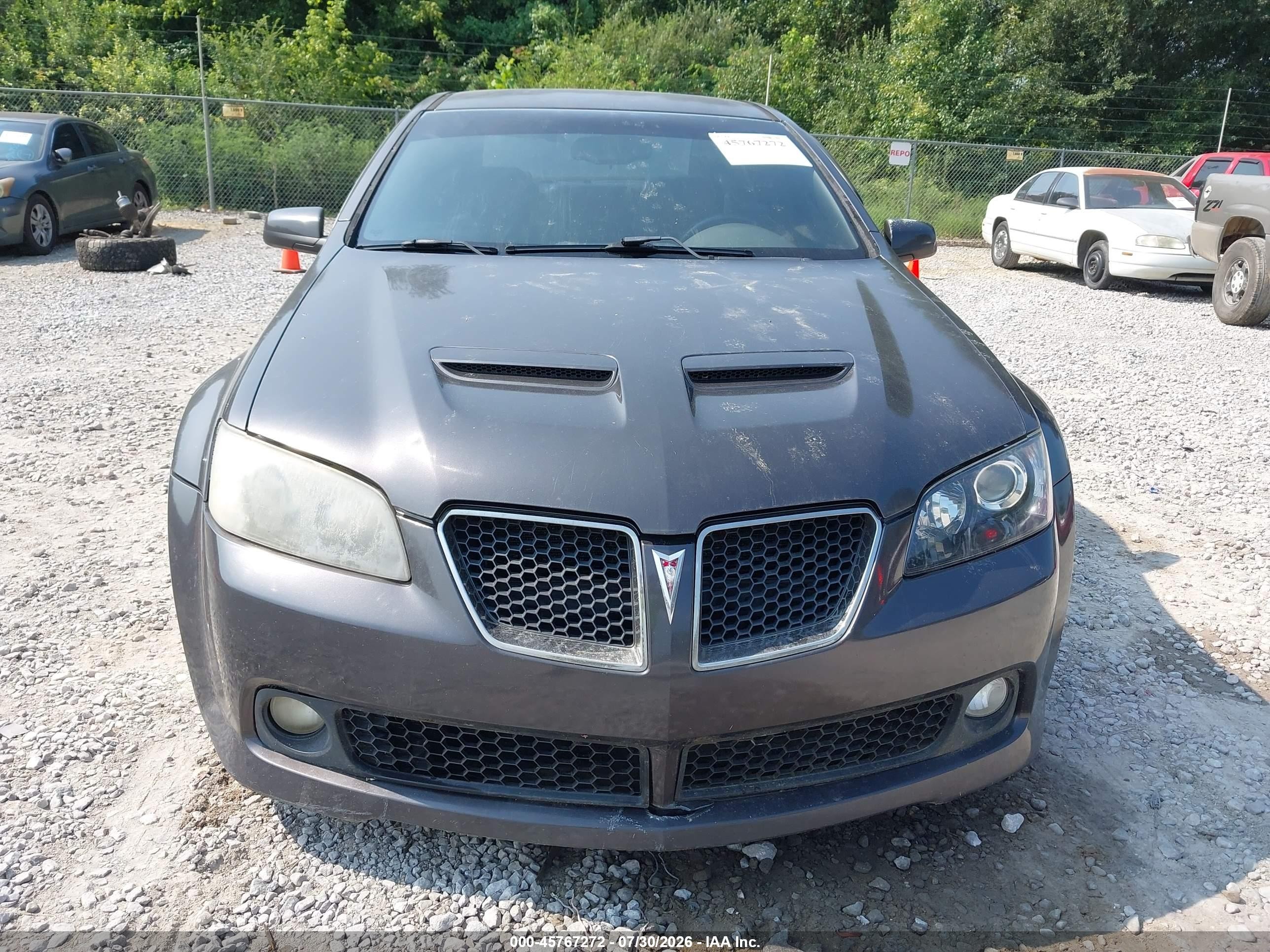 2008 Pontiac G8 Gt Gray vin: 6G2EC57Y68L121056