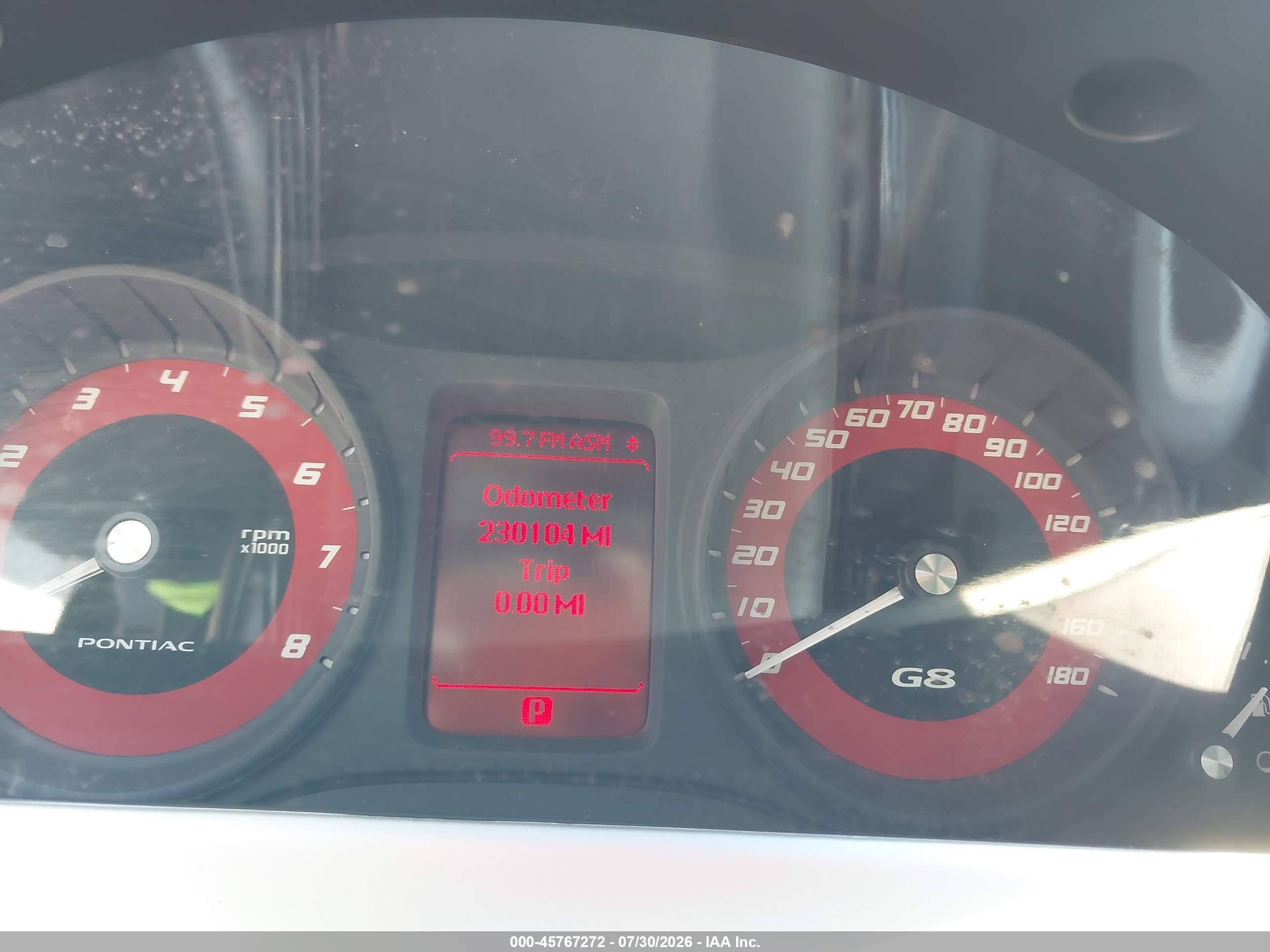 2008 Pontiac G8 Gt Gray vin: 6G2EC57Y68L121056