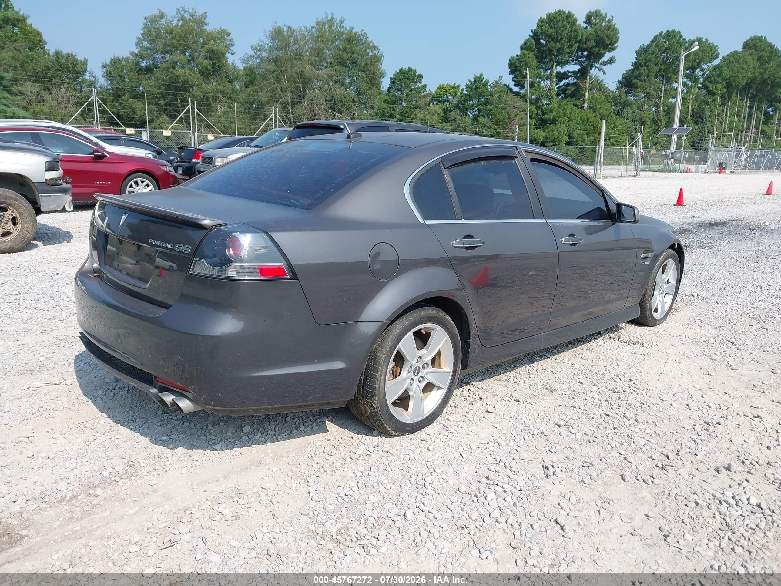 2008 Pontiac G8 Gt Gray vin: 6G2EC57Y68L121056