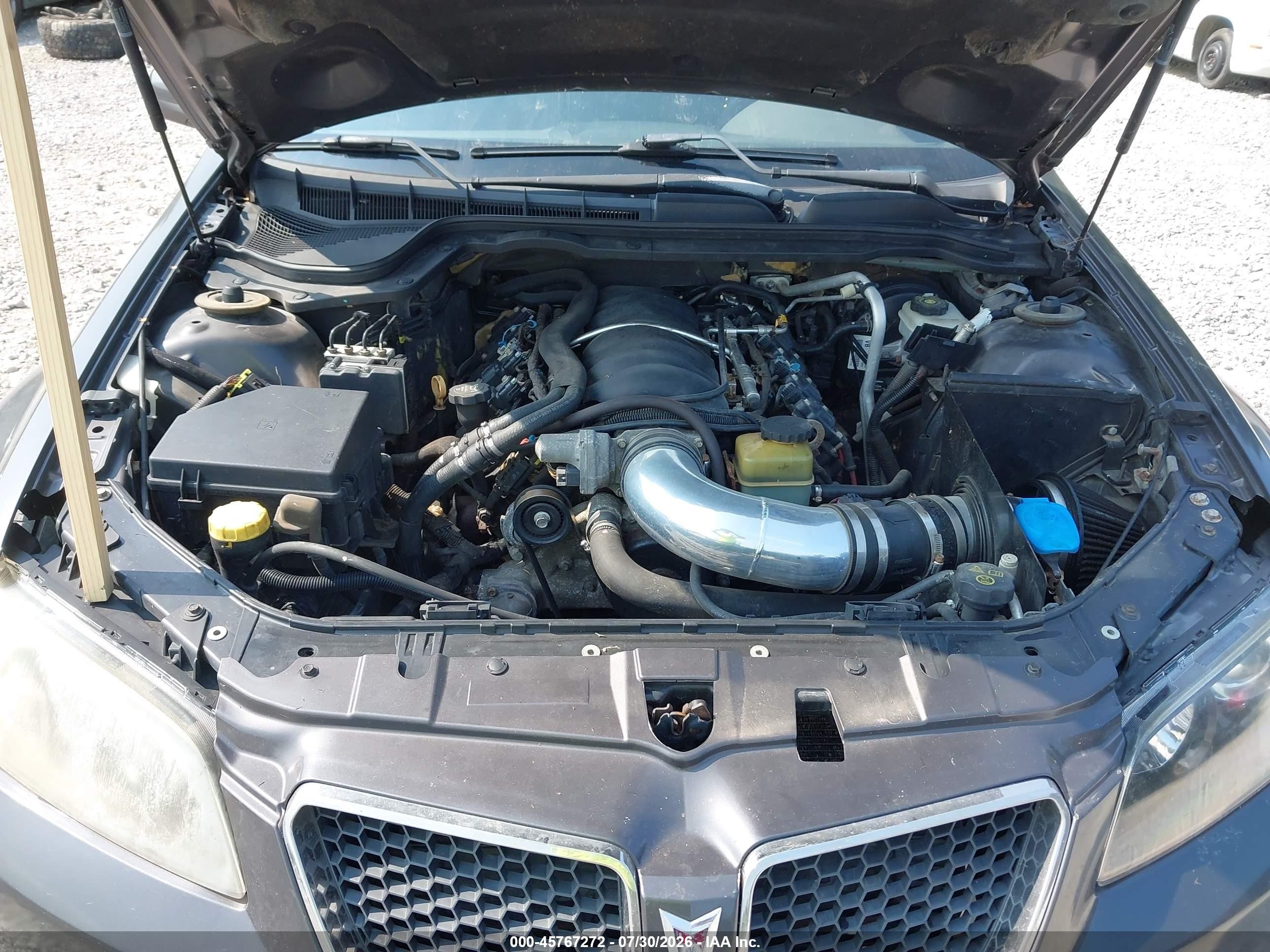 2008 Pontiac G8 Gt Gray vin: 6G2EC57Y68L121056