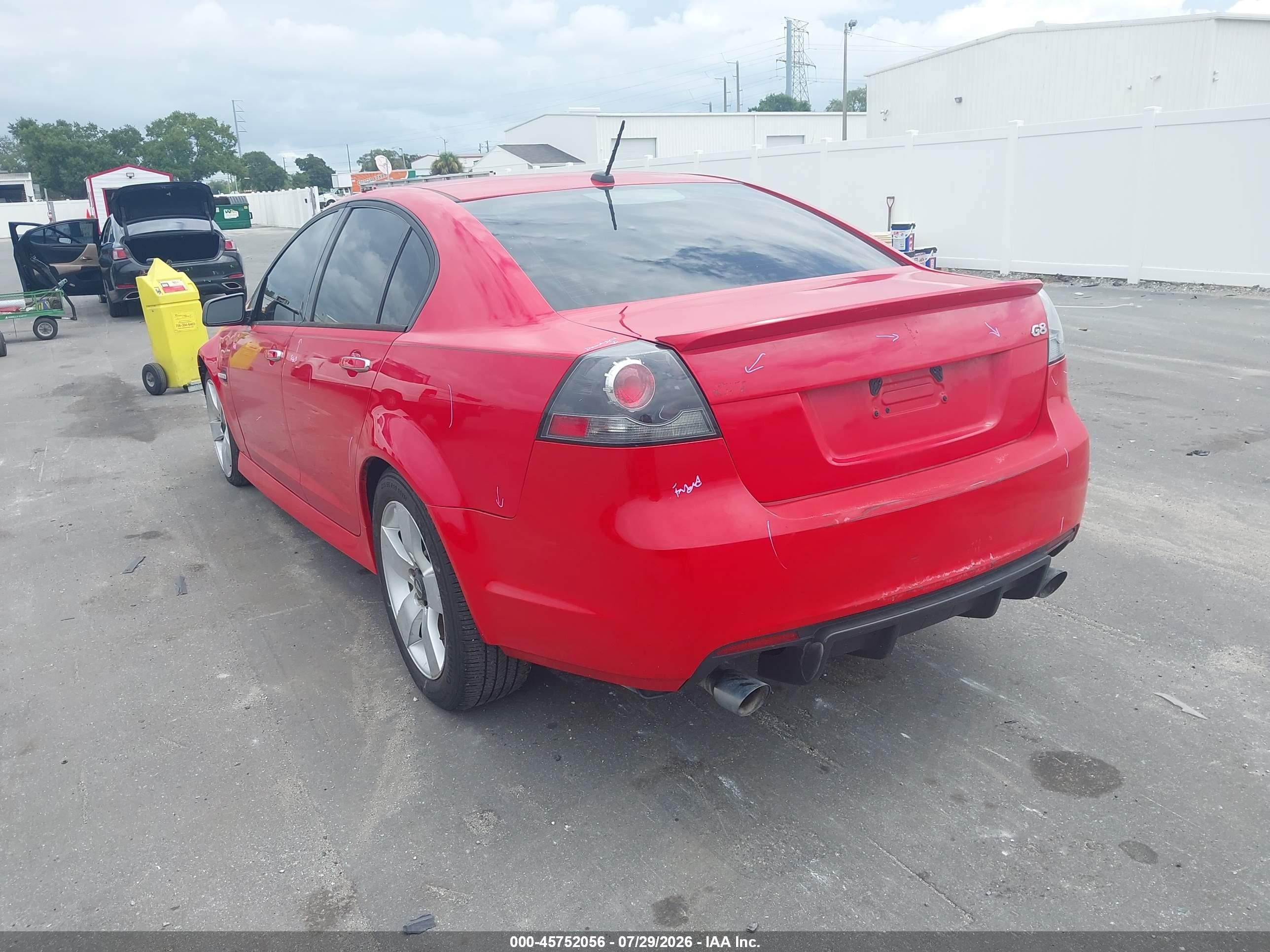 2009 Pontiac G8 Gt Red vin: 6G2EC57Y79L174379