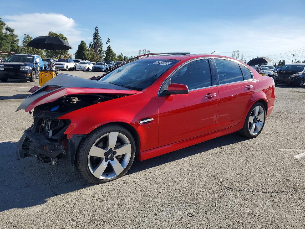 2008 Pontiac G8 Gt Red vin: 6G2EC57Y98L135534
