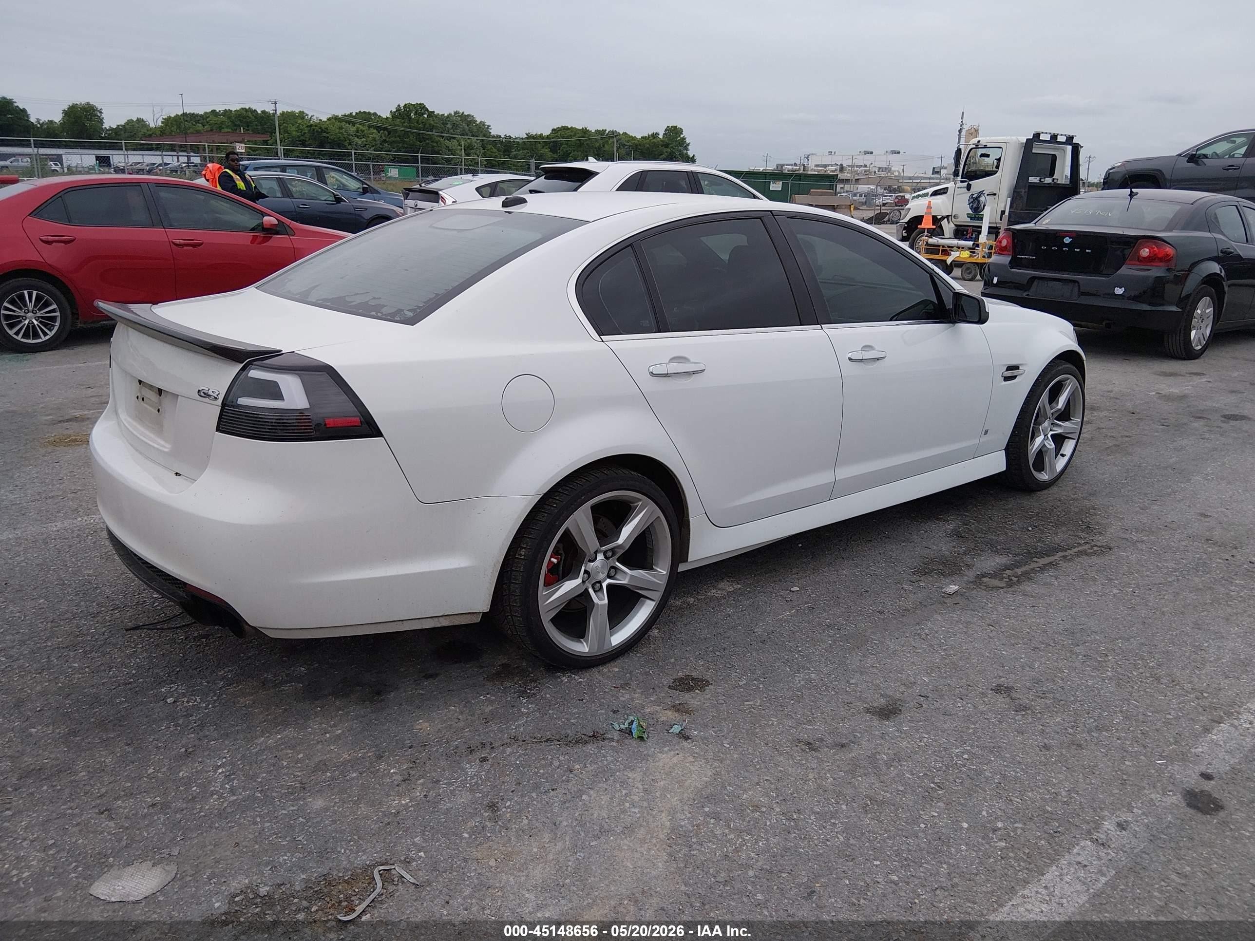 2009 Pontiac G8 Gt White vin: 6G2EC57Y99L222271