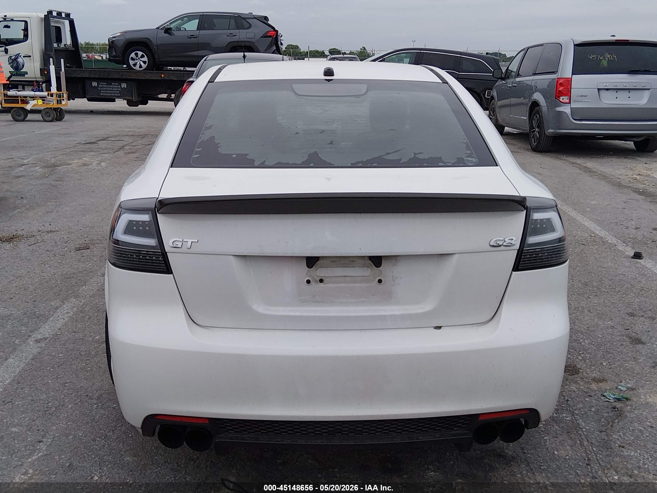 2009 Pontiac G8 Gt White vin: 6G2EC57Y99L222271