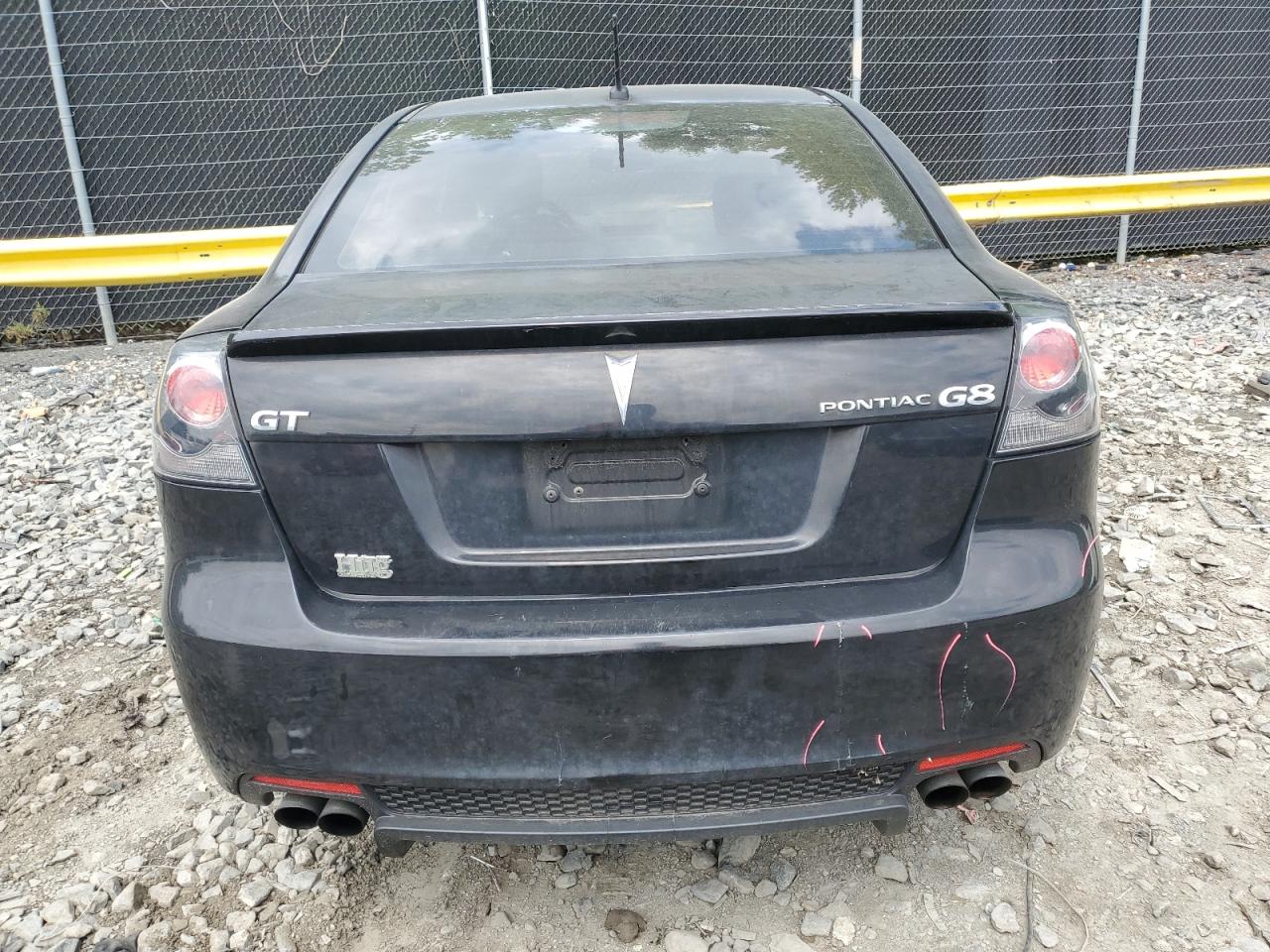 2009 Pontiac G8 Gt Black vin: 6G2EC57YX9L207780