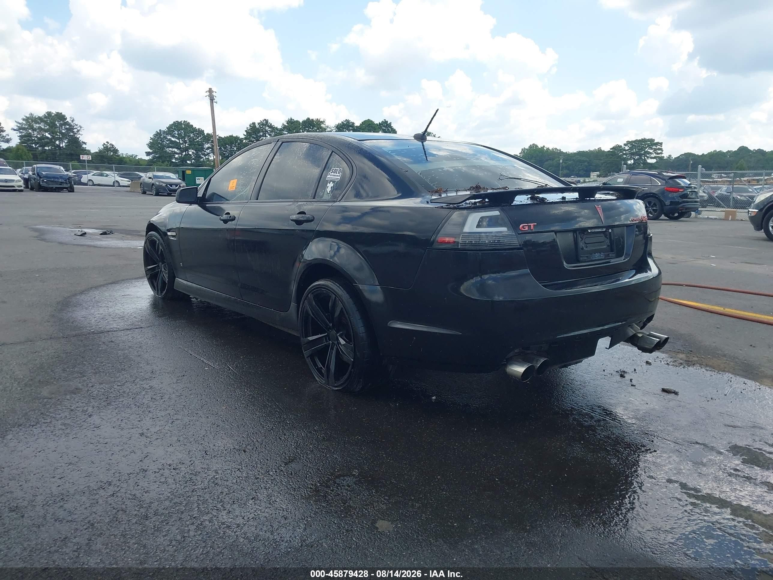 2009 Pontiac G8 Gt Black vin: 6G2EC57YX9L208072