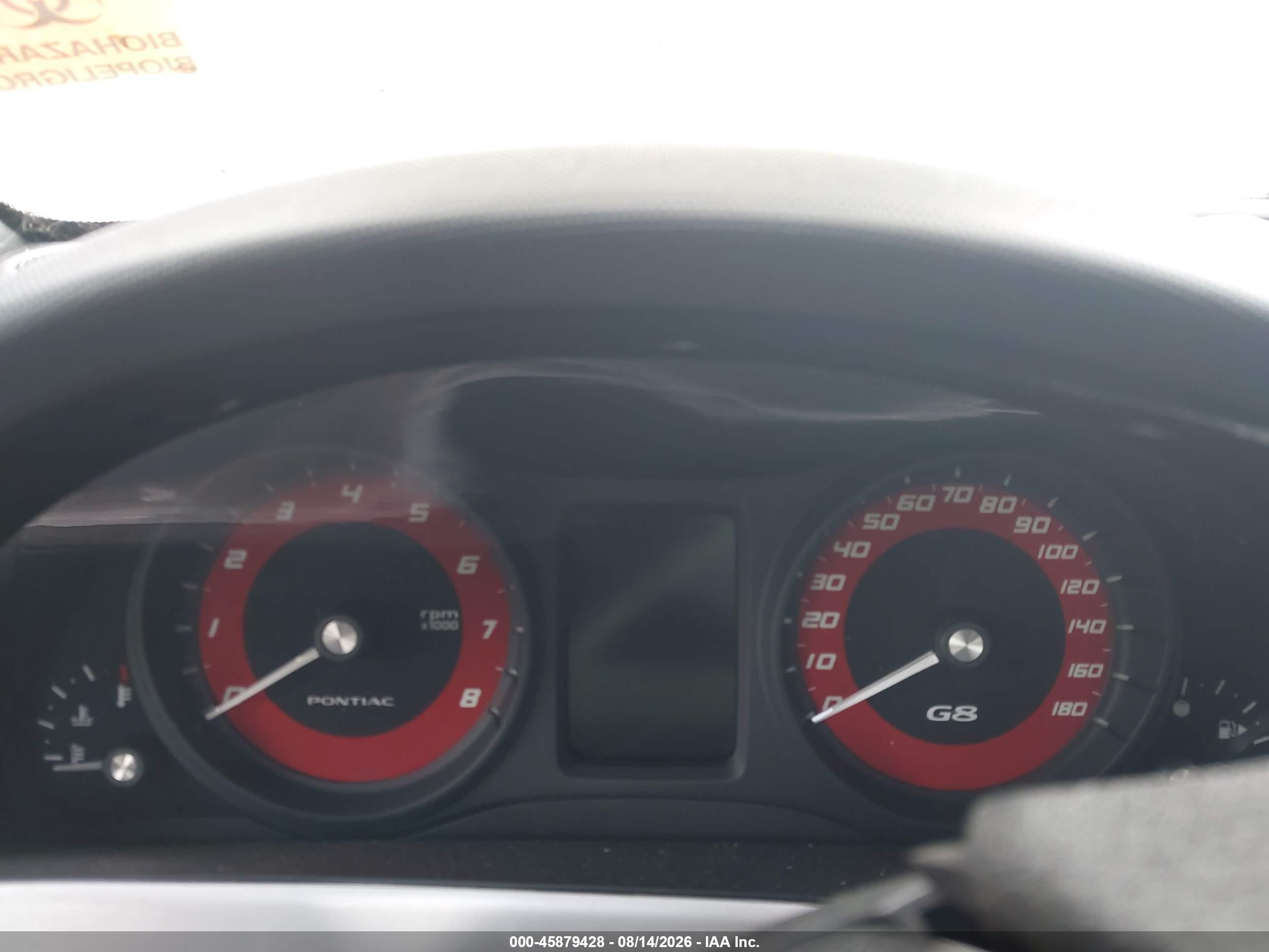 2009 Pontiac G8 Gt Black vin: 6G2EC57YX9L208072