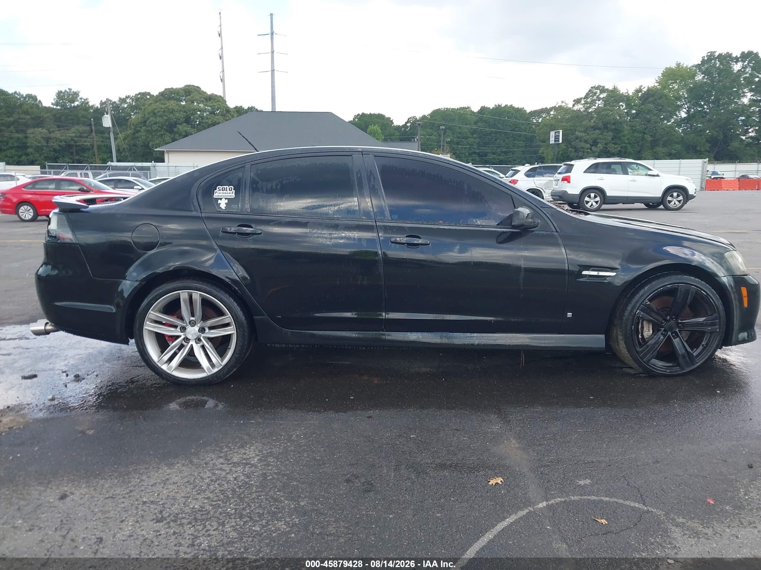 2009 Pontiac G8 Gt Black vin: 6G2EC57YX9L208072