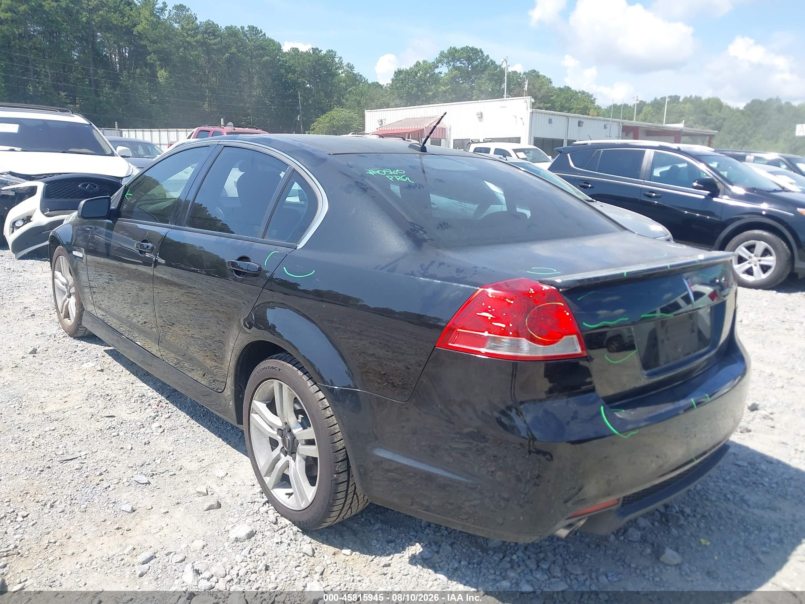 2009 Pontiac G8   Black vin: 6G2ER57709L160734