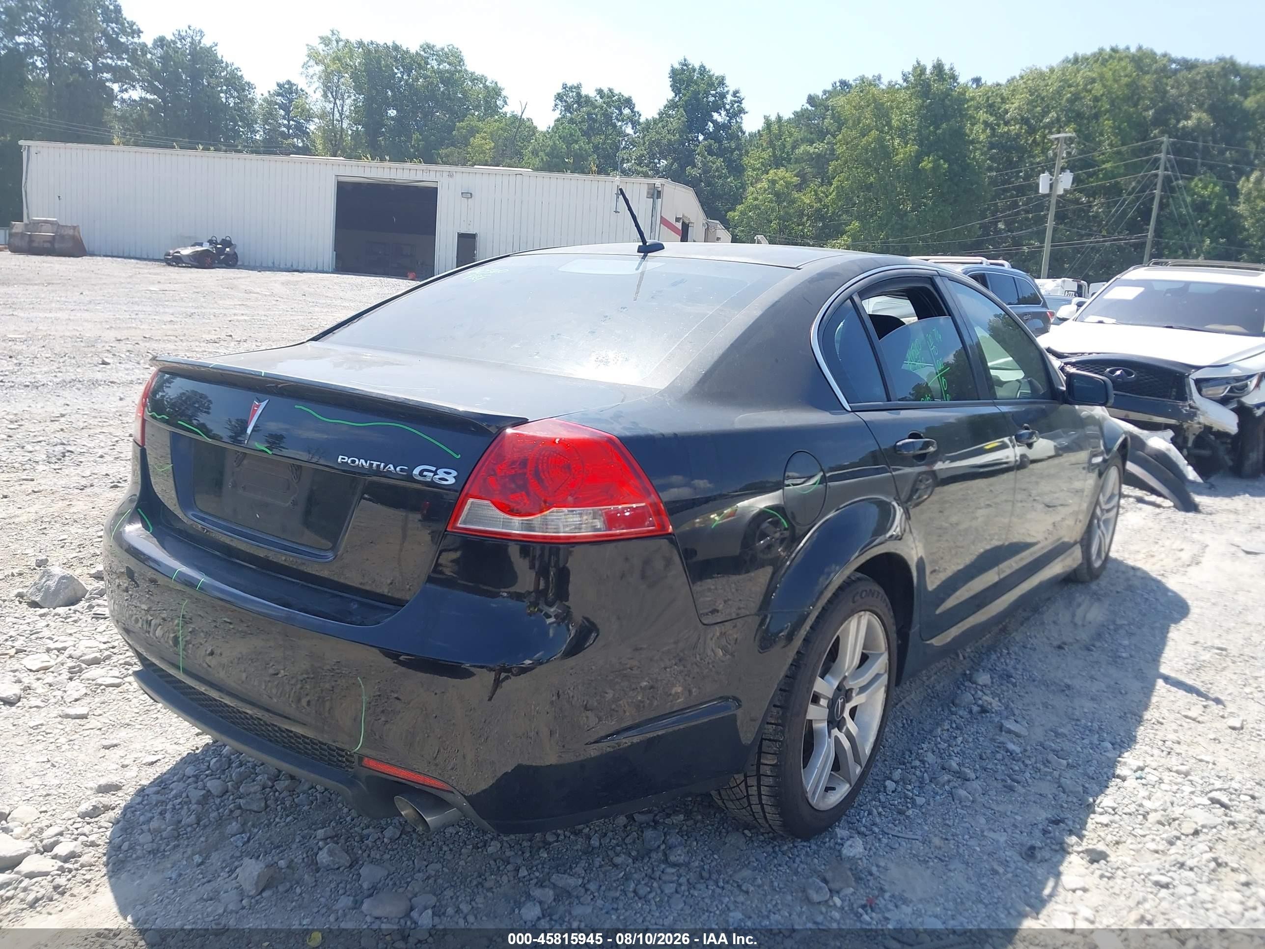 2009 Pontiac G8   Black vin: 6G2ER57709L160734