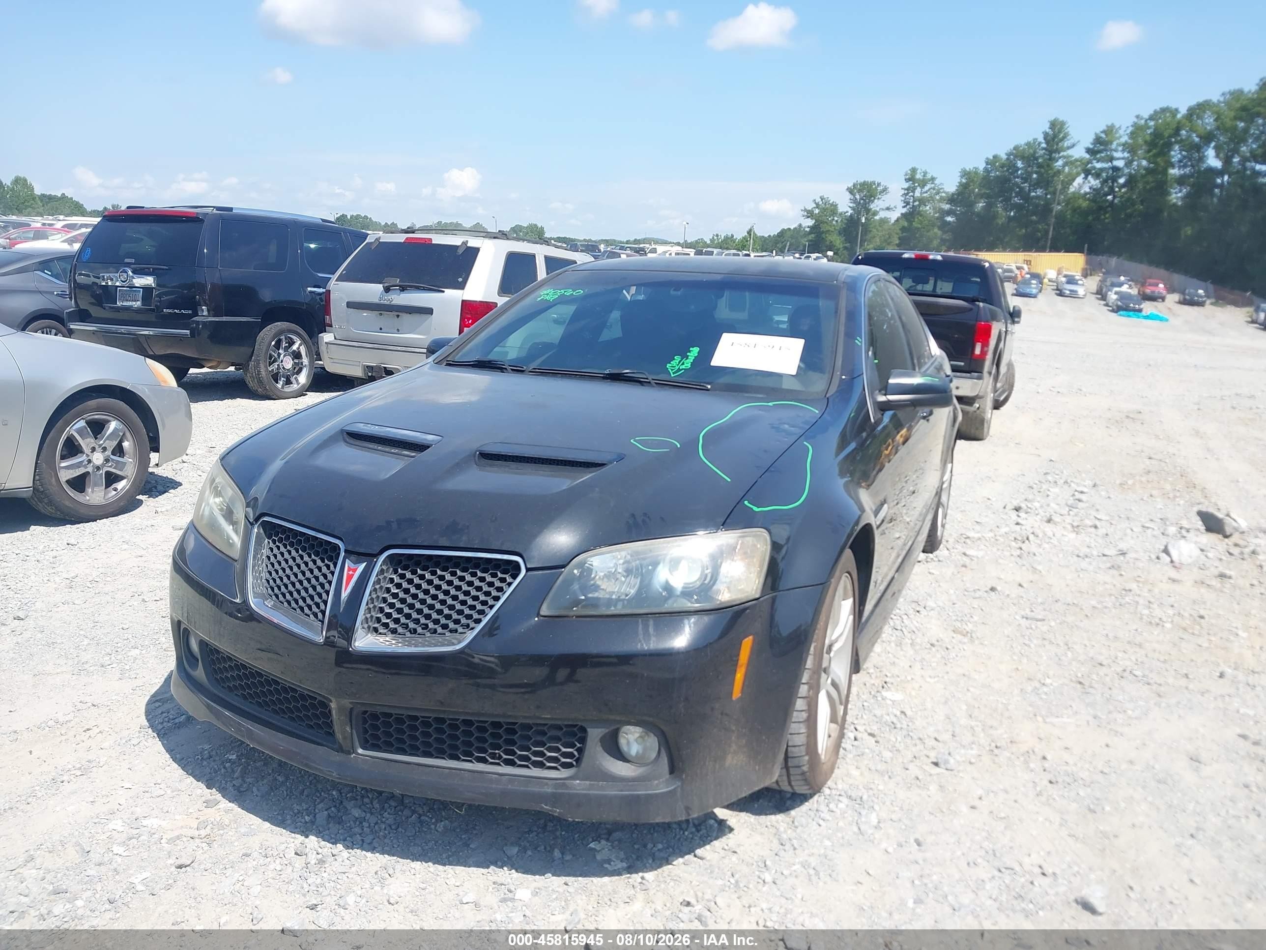 2009 Pontiac G8   Black vin: 6G2ER57709L160734