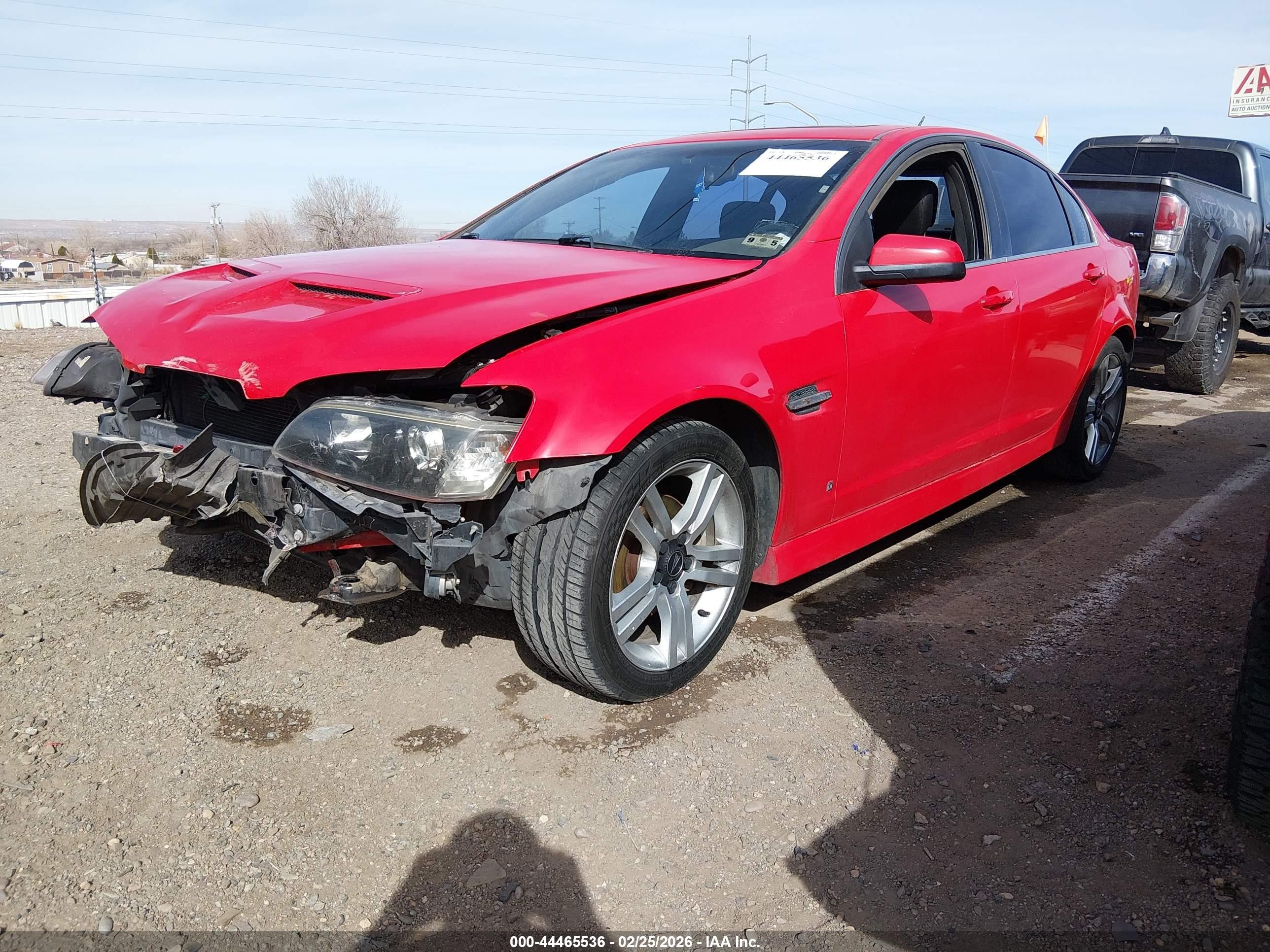 2009 Pontiac G8   Red vin: 6G2ER57709L220608
