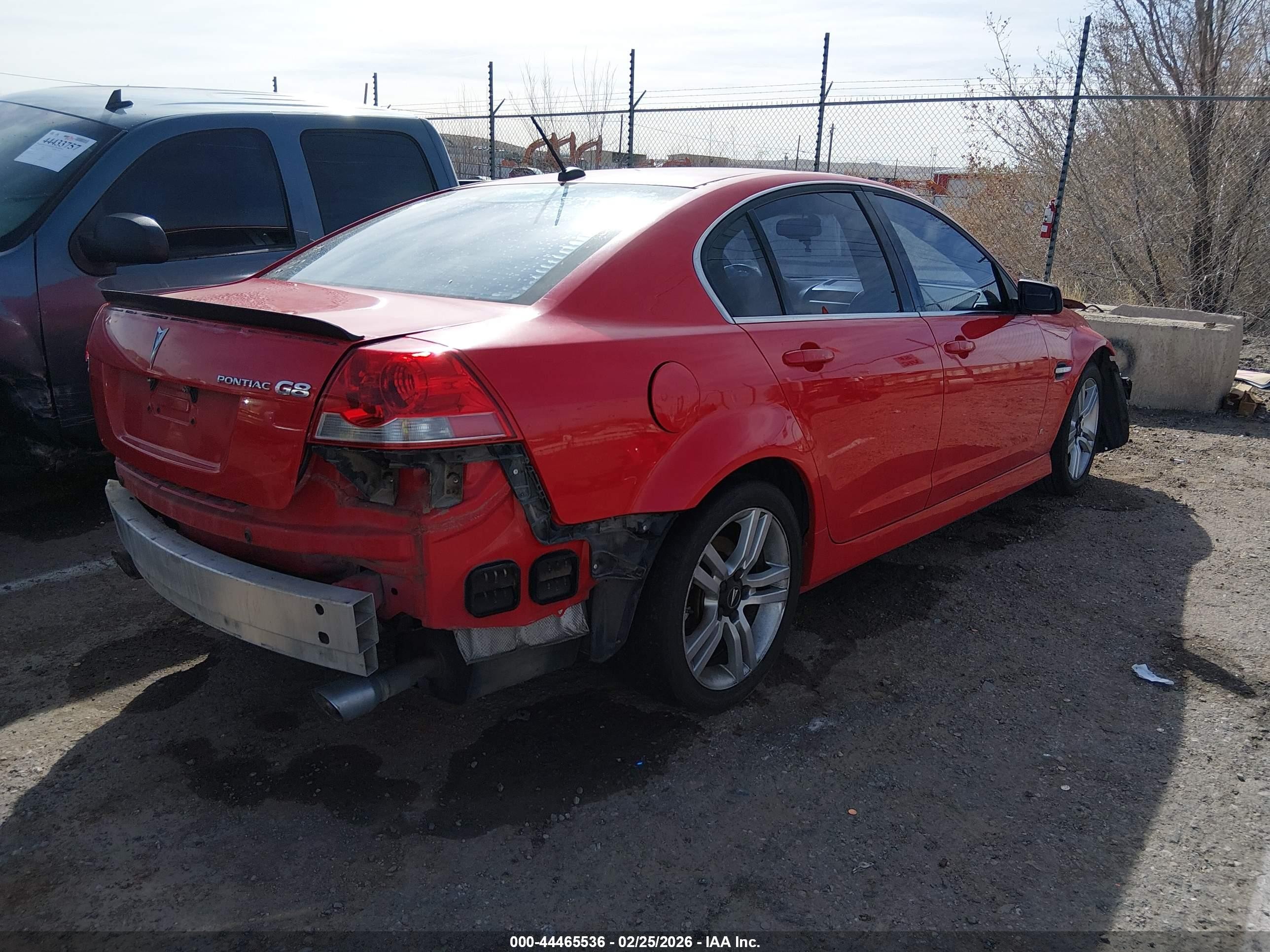 2009 Pontiac G8   Red vin: 6G2ER57709L220608