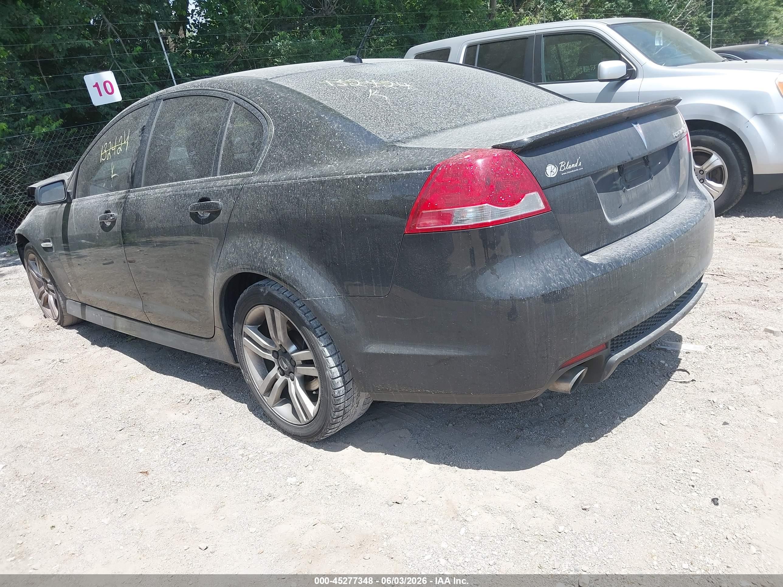2008 Pontiac G8   Black vin: 6G2ER57718L132424