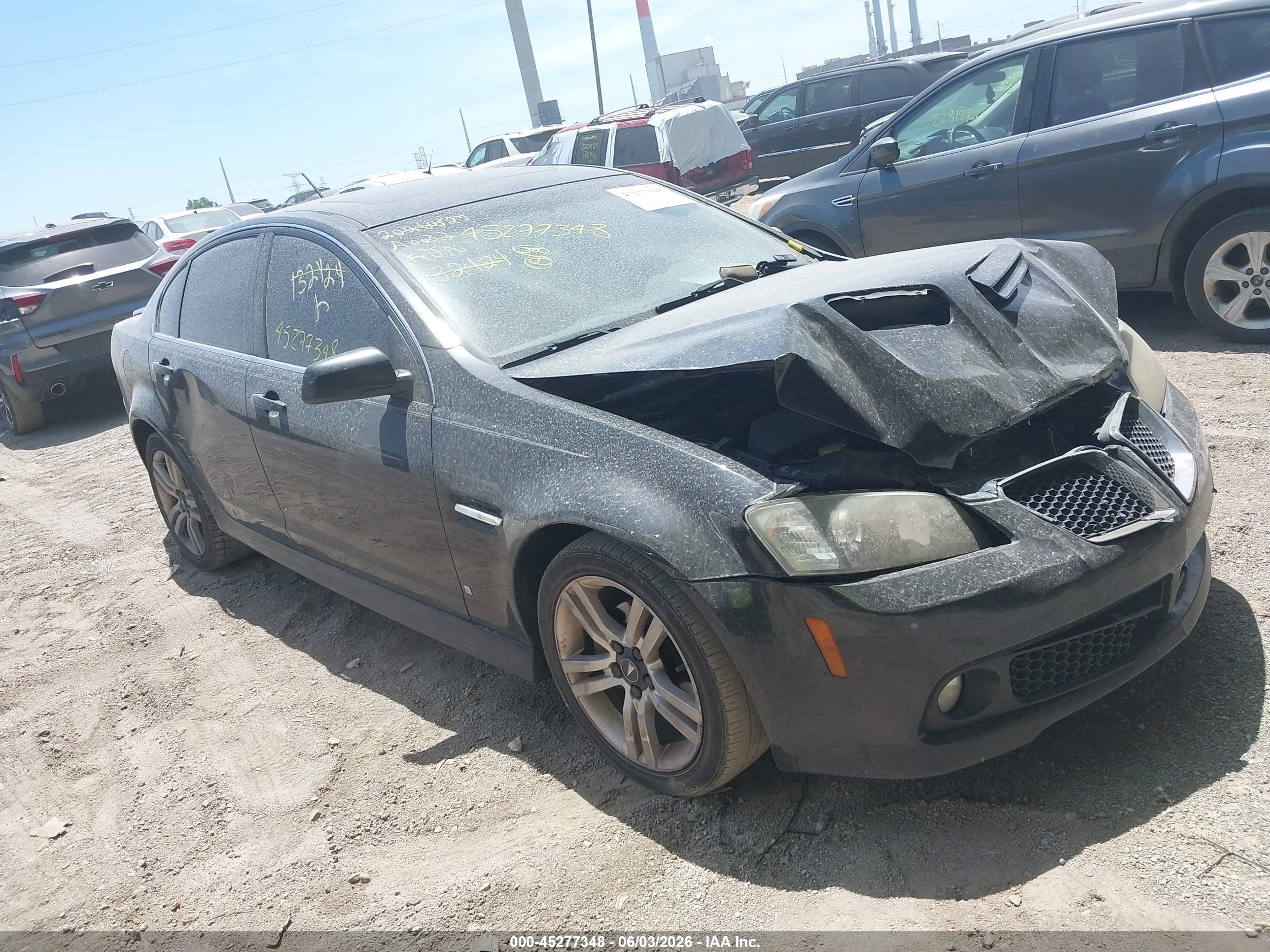 2008 Pontiac G8   Black vin: 6G2ER57718L132424