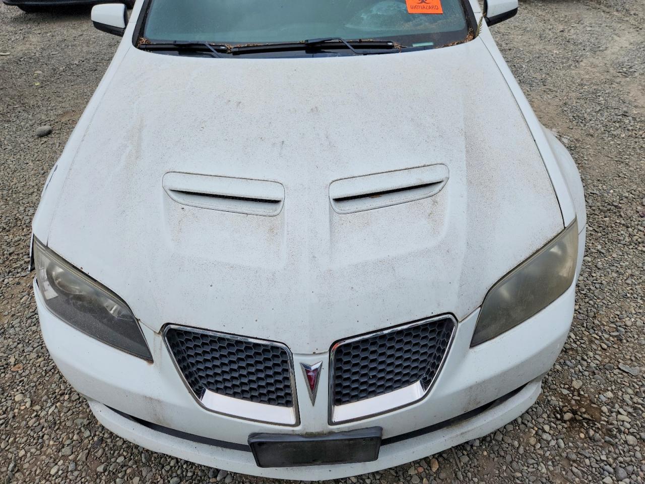 2008 Pontiac G8 White vin: 6G2ER57728L140290